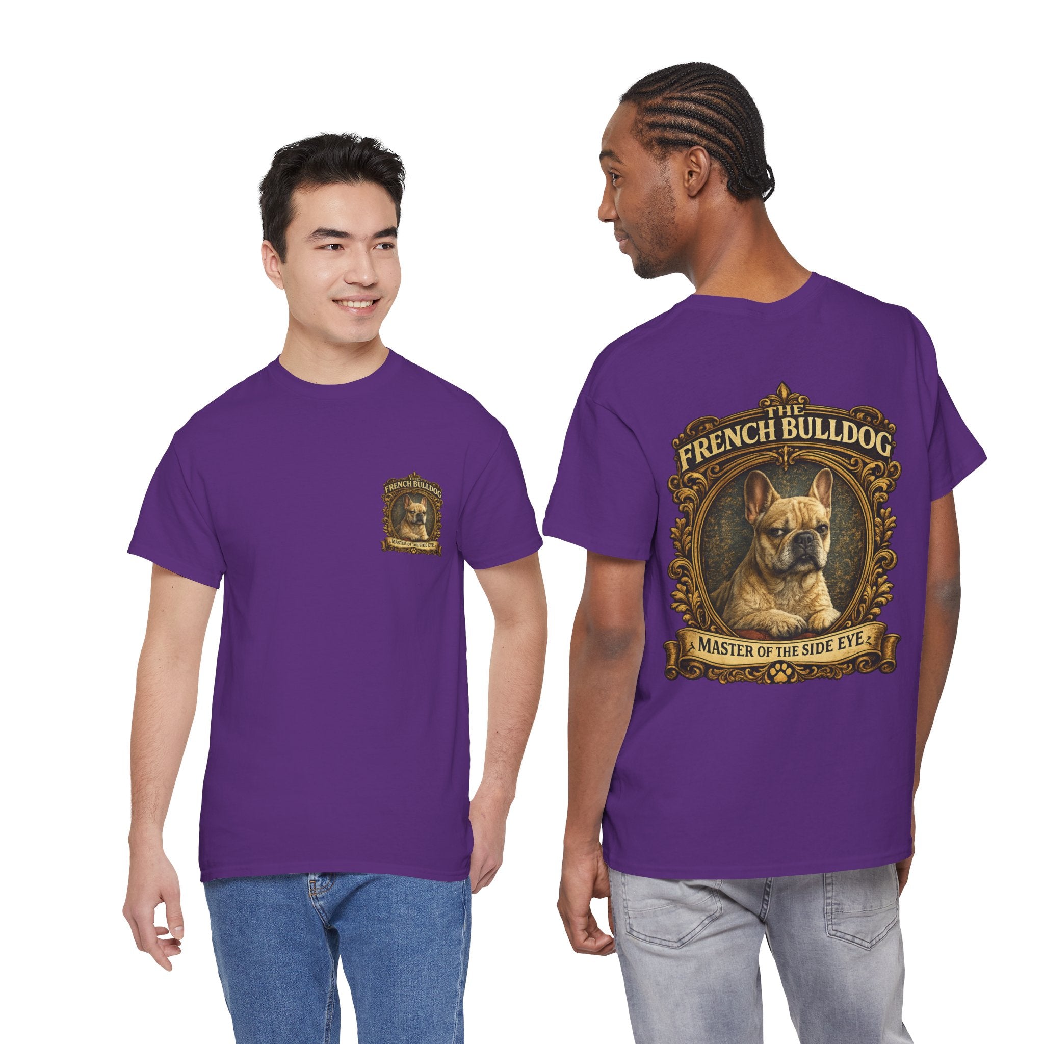 French Bulldog T-Shirt — "Master of the Side Eye" Vintage Dog Tee