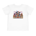 Happy Independence Day Toddler Tee — Patriotic Farm Animals  & Fireworks 4th of July Shirt
