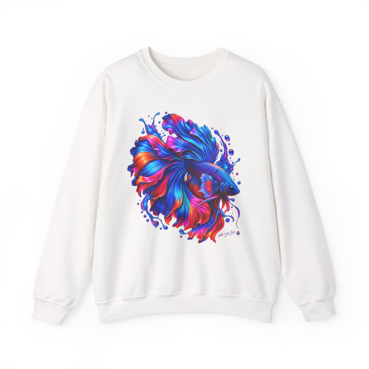 Betta Fish Colorburst Crewneck Sweatshirt