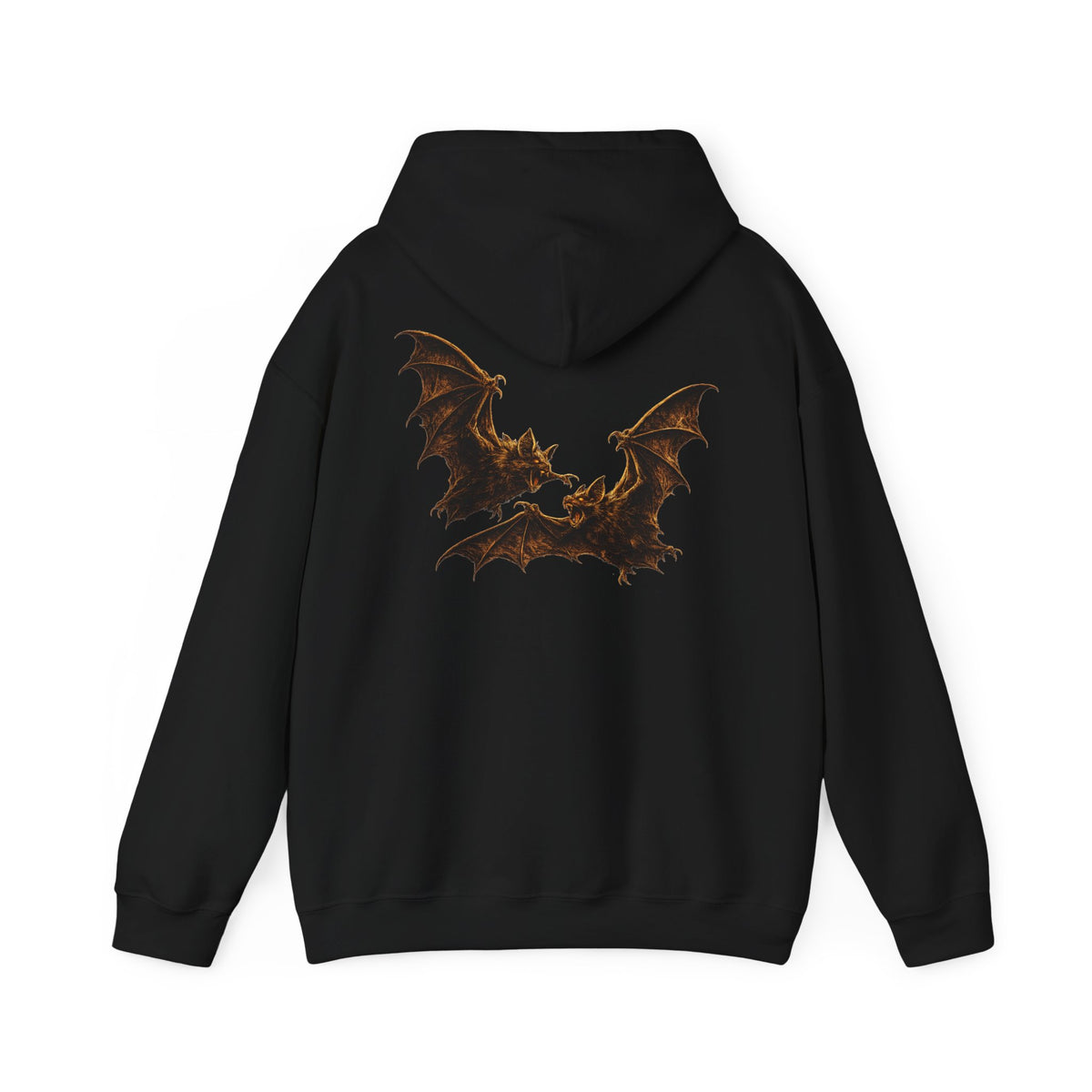 Bat Wings Hoodie — Gothic Halloween Graphic Sweatshirt