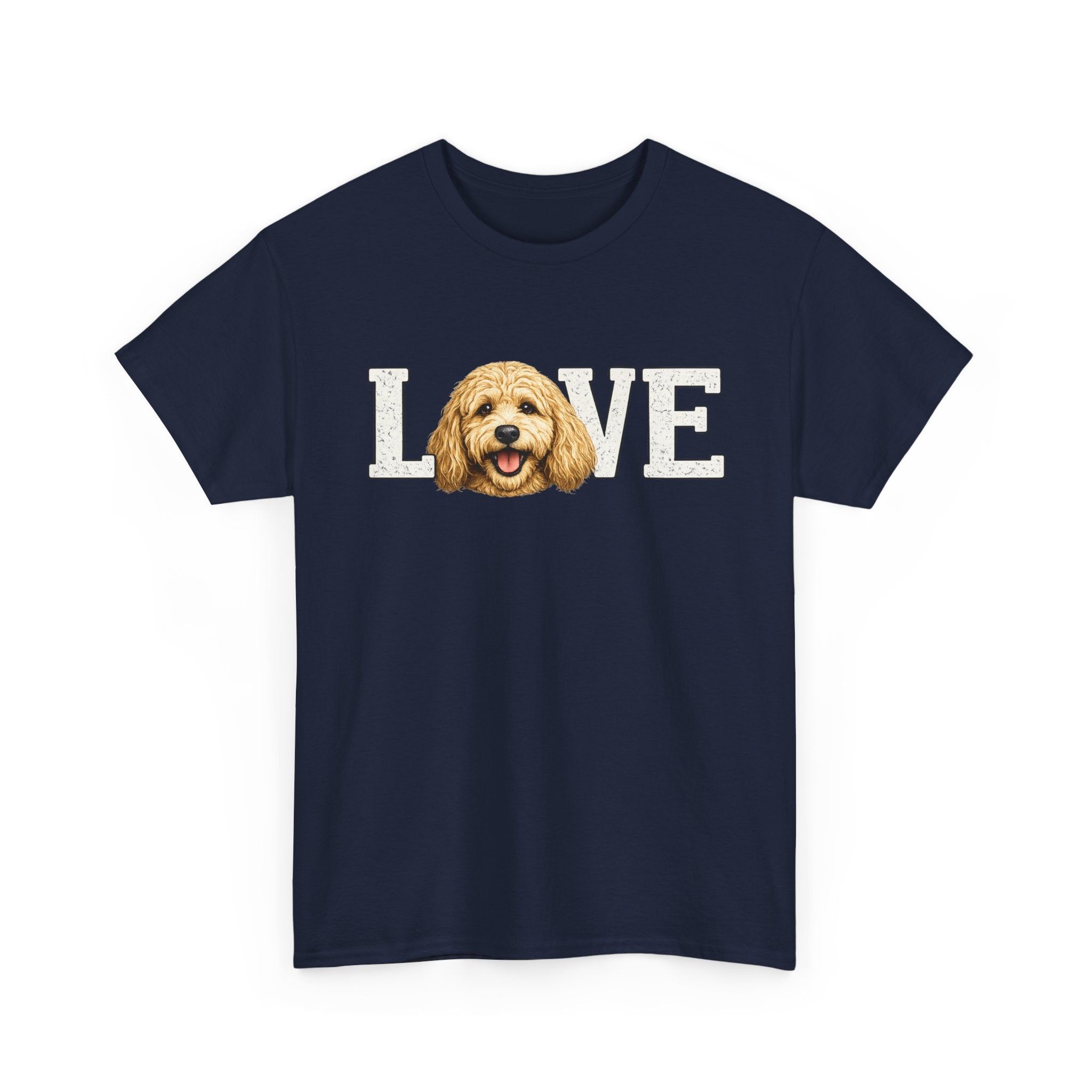 Love Goldendoodle T-Shirt — Golden Doodle Face Graphic Tee