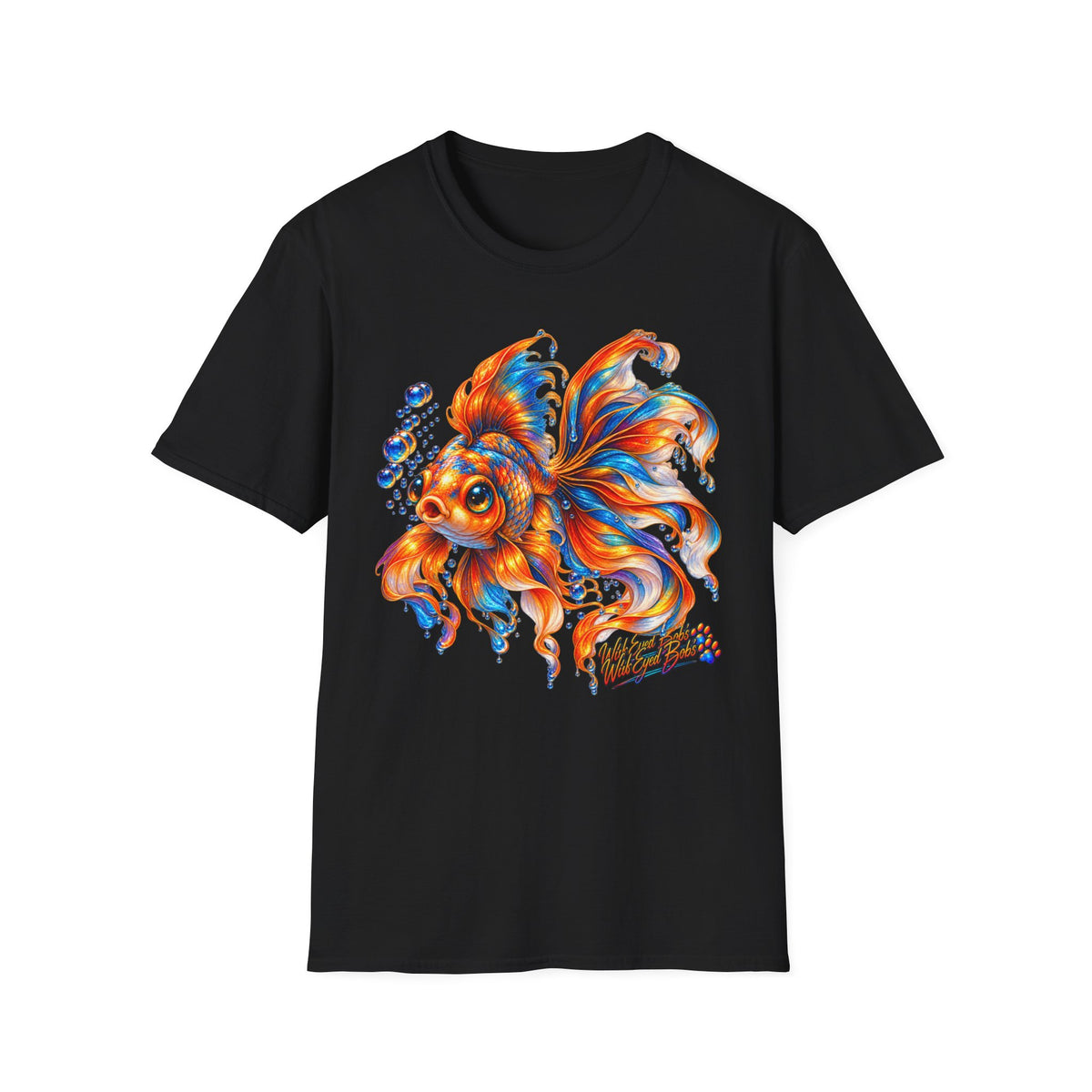Colorful Goldfish T-Shirt — Vibrant Fish Art Tee