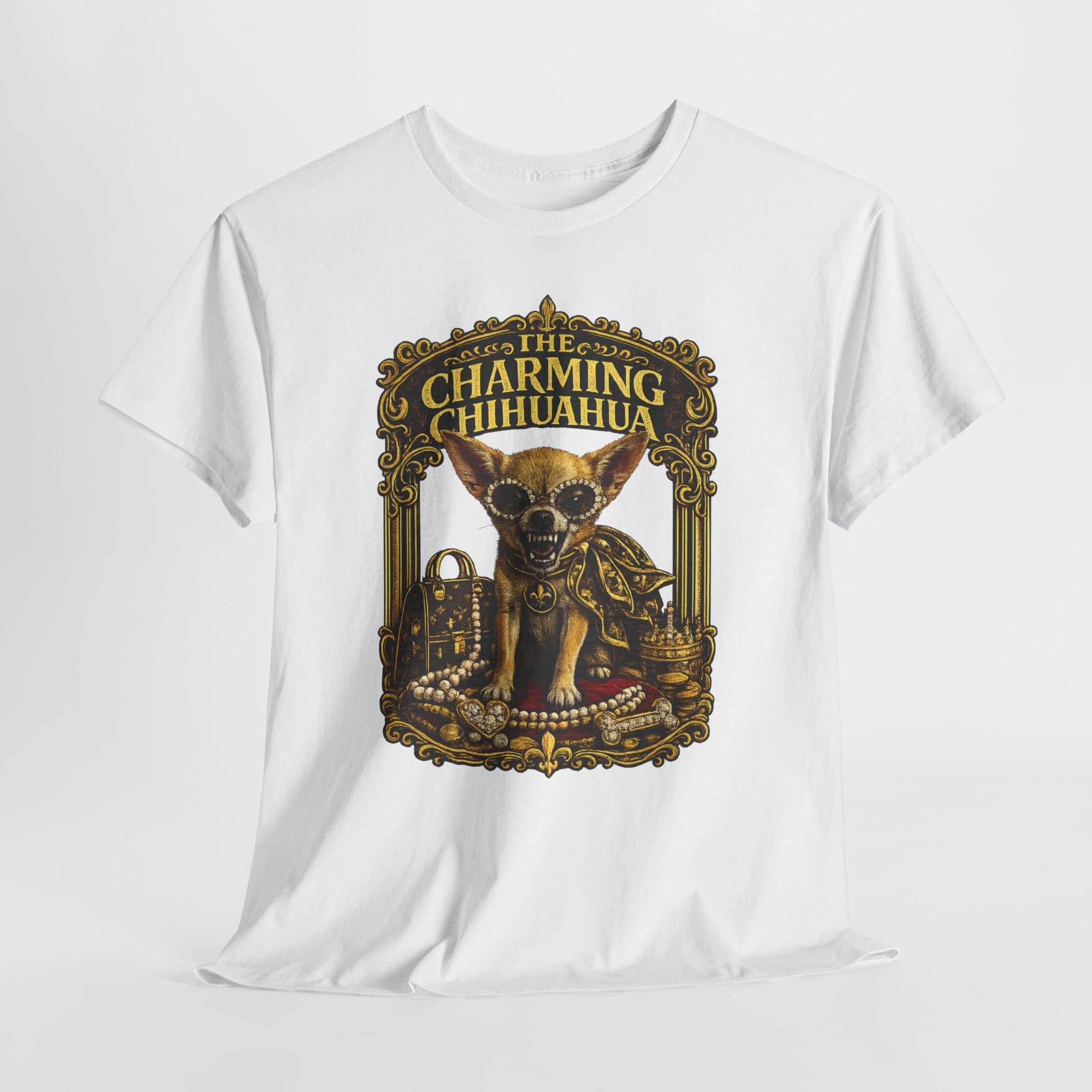 Chihuahua Tee-The Charming Chihuahua T-Shirt — Vintage Pet Portrait Tee