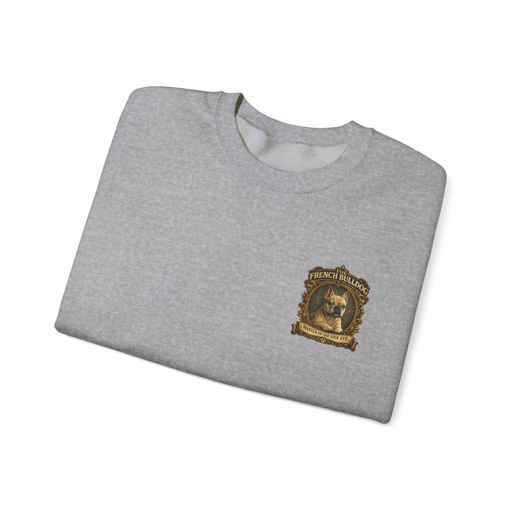 French Bulldog Sweatshirt — "Master of the Side Eye" Vintage-Style Crewneck