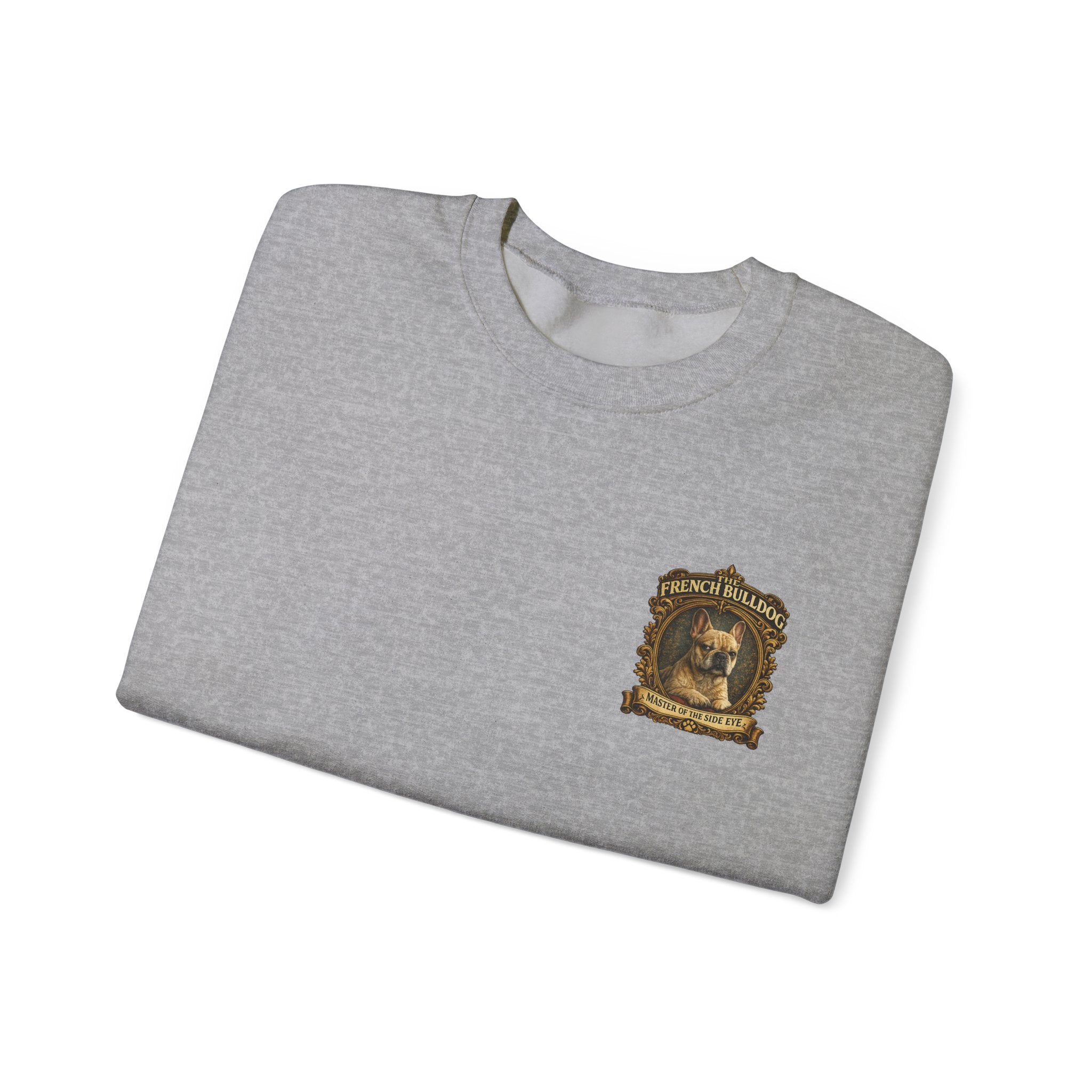 French Bulldog Sweatshirt — "Master of the Side Eye" Vintage-Style Crewneck