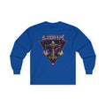 Libra Zodiac Scales Long Sleeve Tee — Retro Cosmic Astrology Shirt