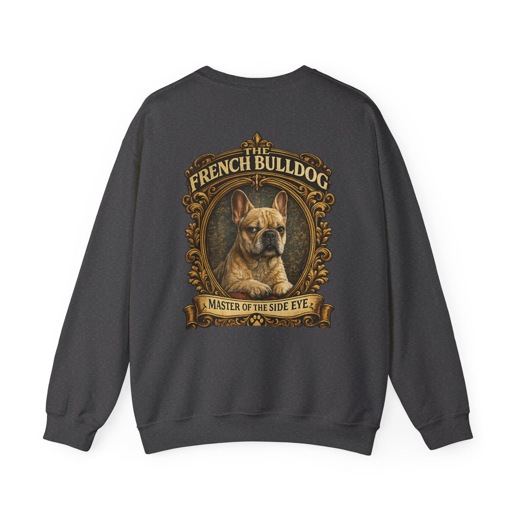 French Bulldog Sweatshirt — "Master of the Side Eye" Vintage-Style Crewneck