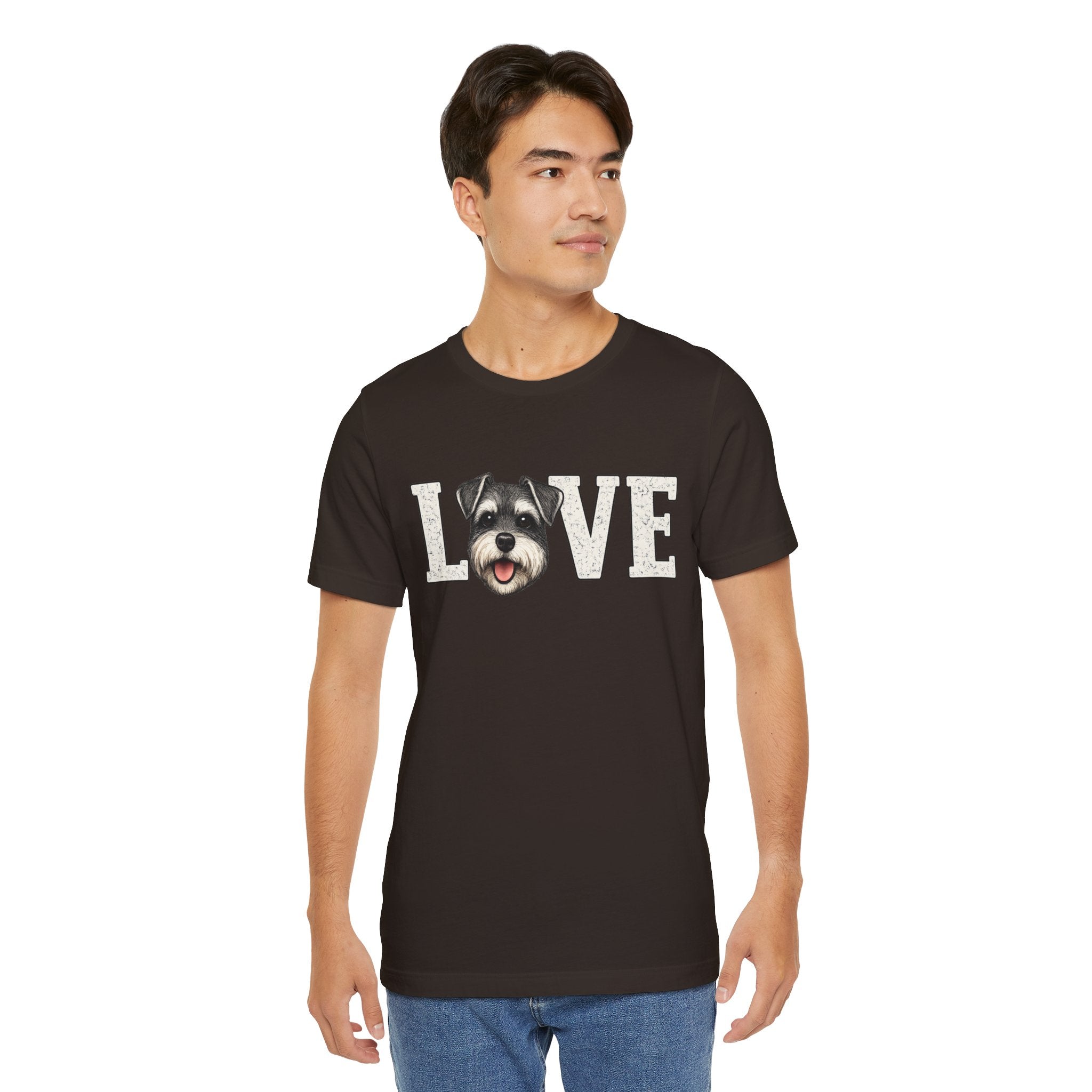 Love Schnauzer T-Shirt — Cute Dog Lover Tee
