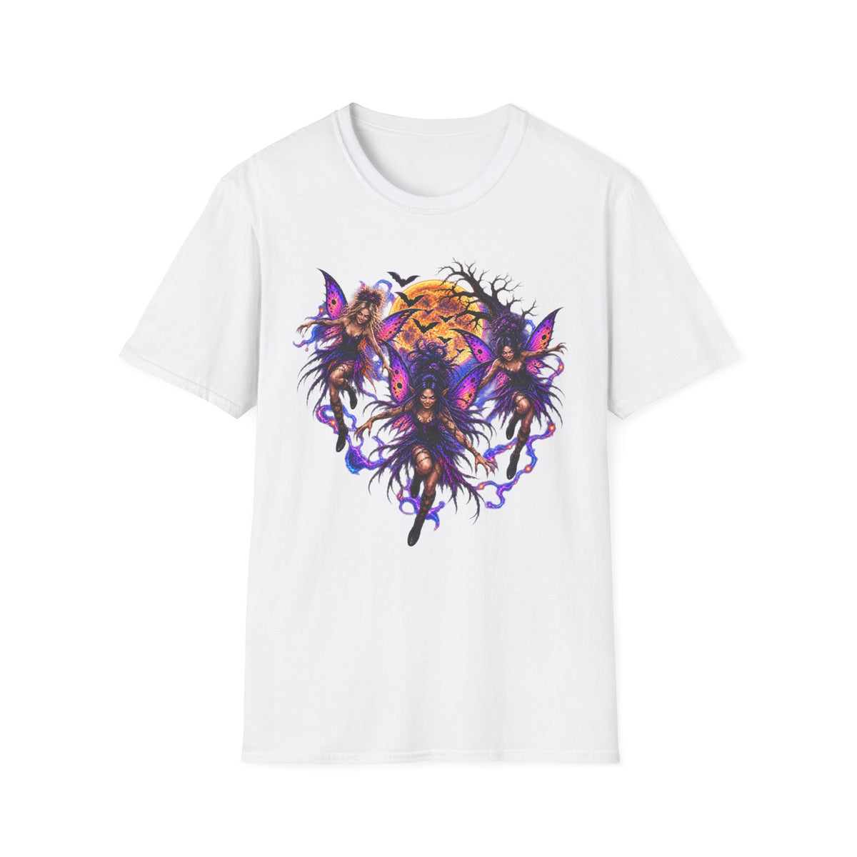 Fairy Moon Tee — Mystical Butterfly Faeries Graphic T-Shirt