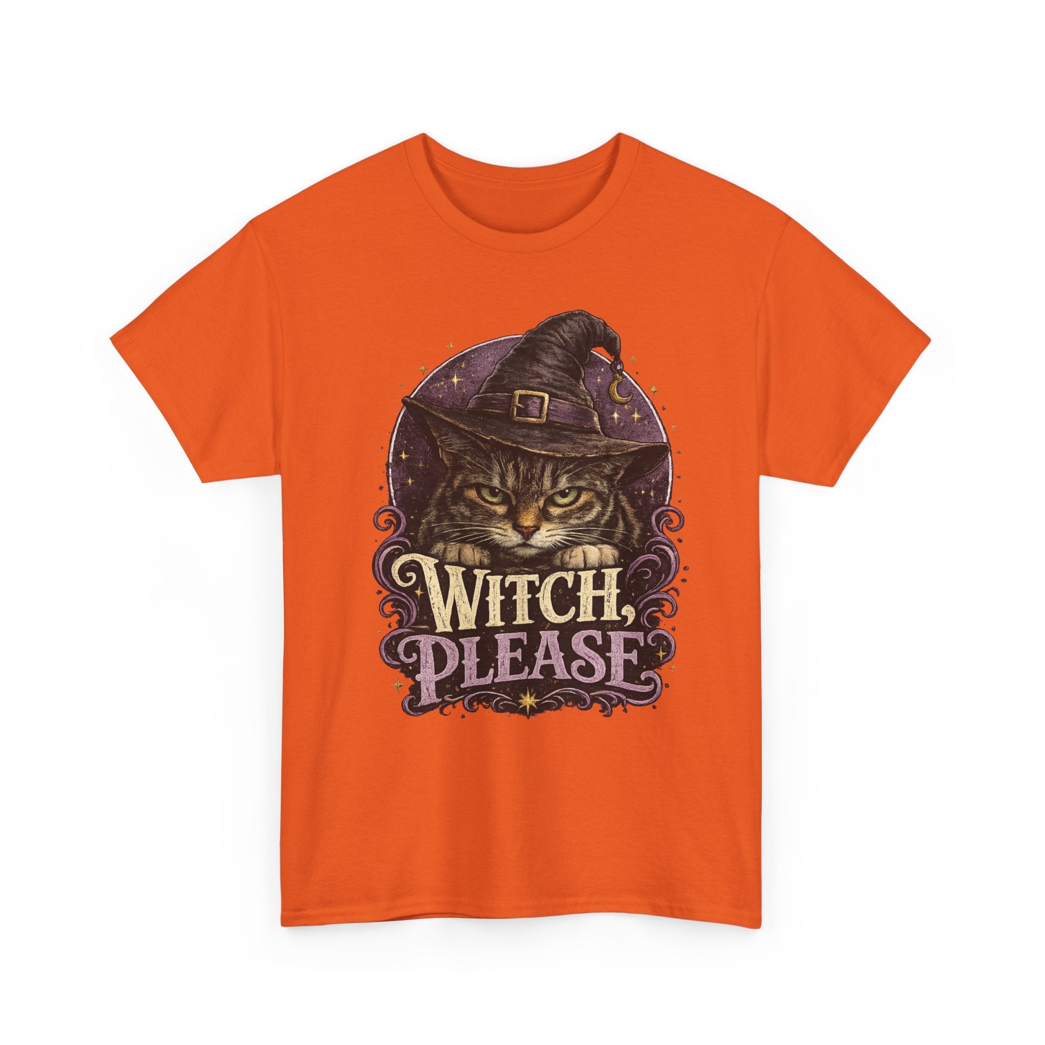 Witch Please Cat T-Shirt — Cute Witch Cat Halloween Tee