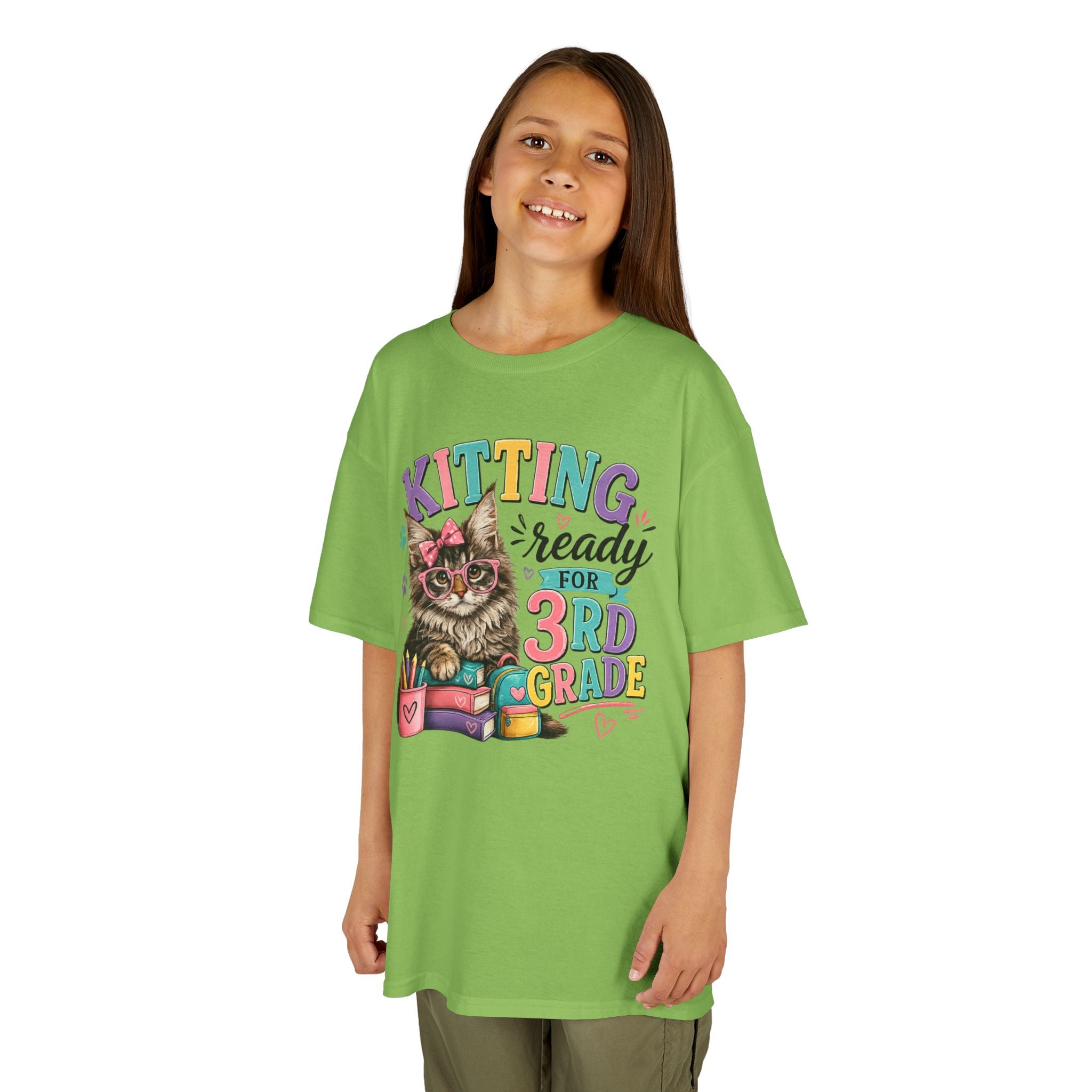 DIANE– “Kitting Ready for 3rd Grade” Cute Cat Back‑to‑School Tee