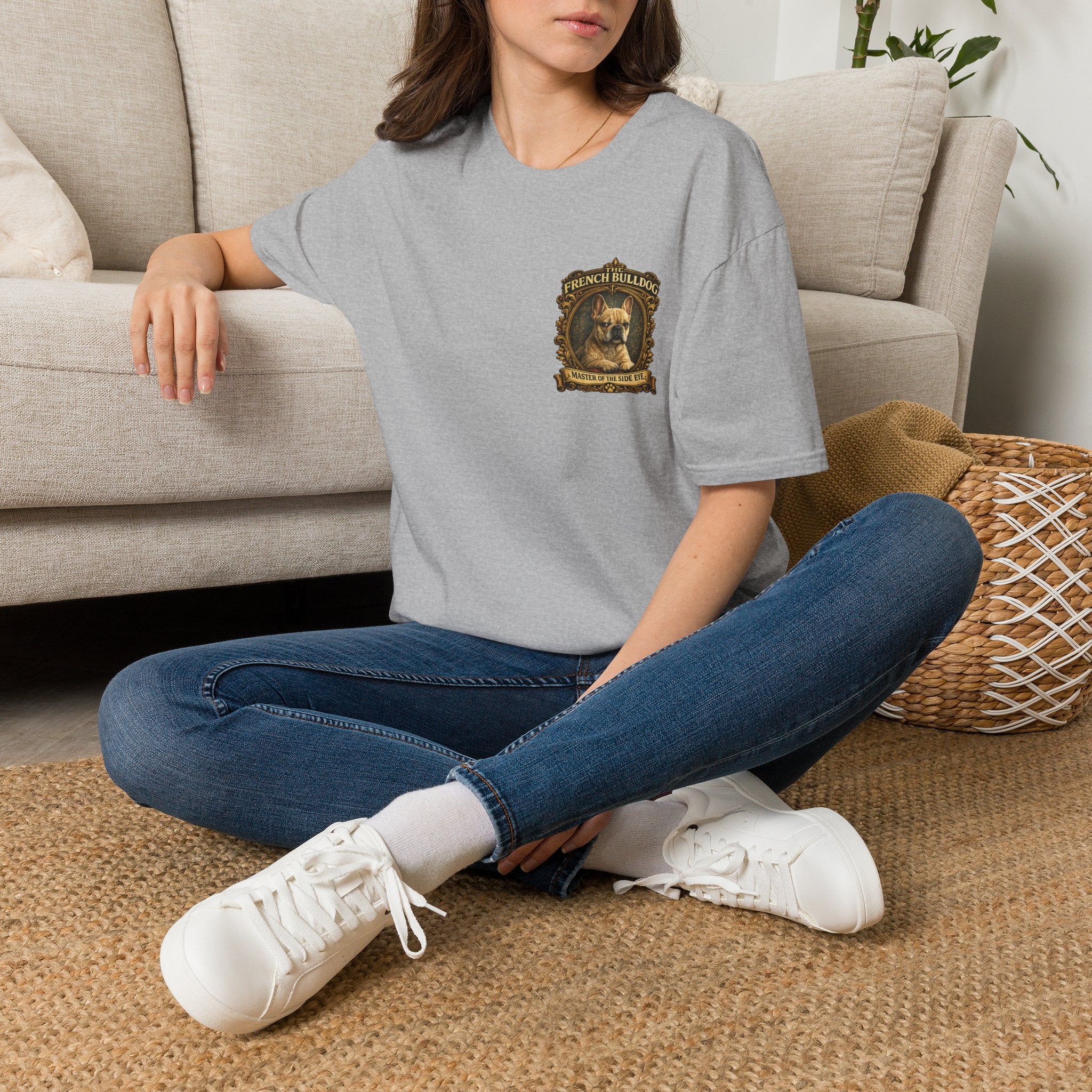 French Bulldog T-Shirt — "The French Bulldog: Master of the Side Eye" Vintage Dog Tee