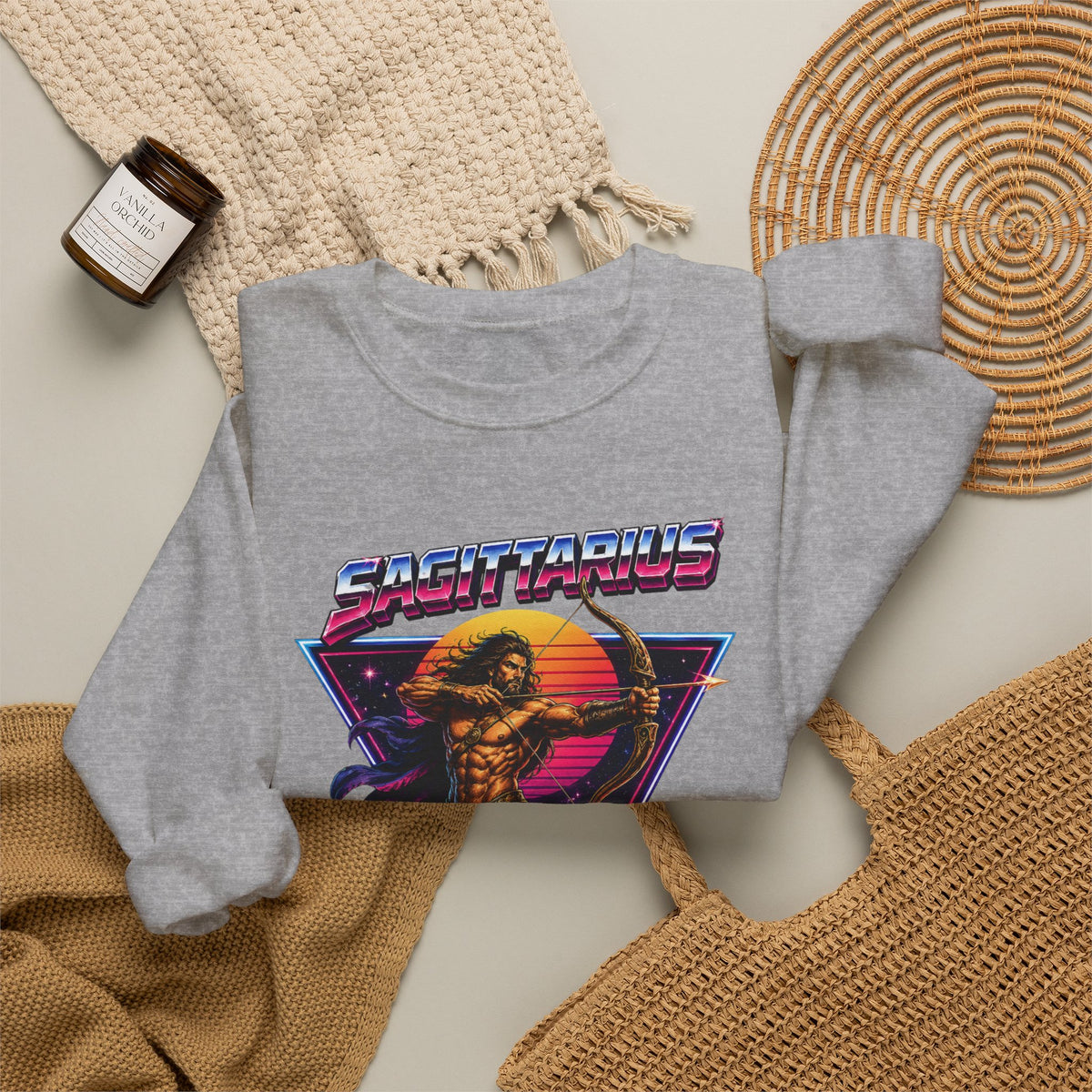 Centaurious Retro Metal Crewneck Sweatshirt