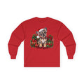 Christmas French Bulldog Long Sleeve Tee — Santa Puppy Holiday Shirt