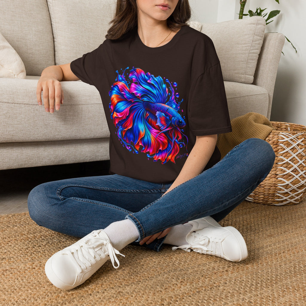 Betta Fish Color Splash T-Shirt