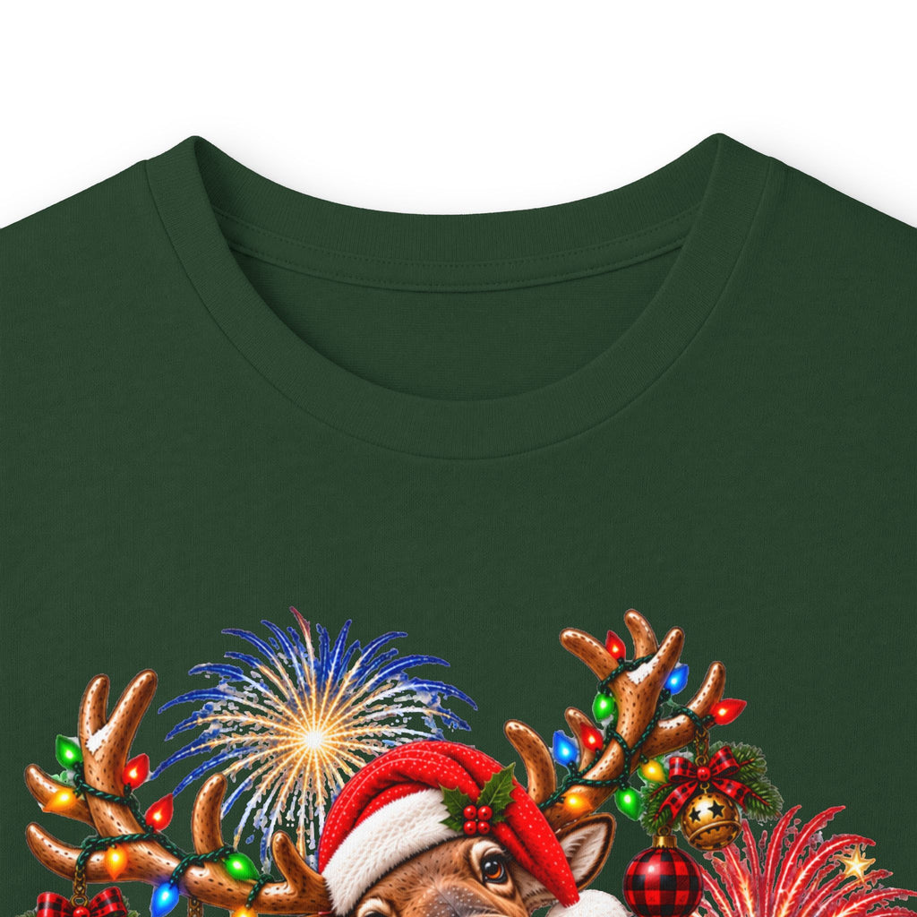 Four Holidays One Shirt  , Halloween , Thanksgiving, Christmas and New Year's Shirt