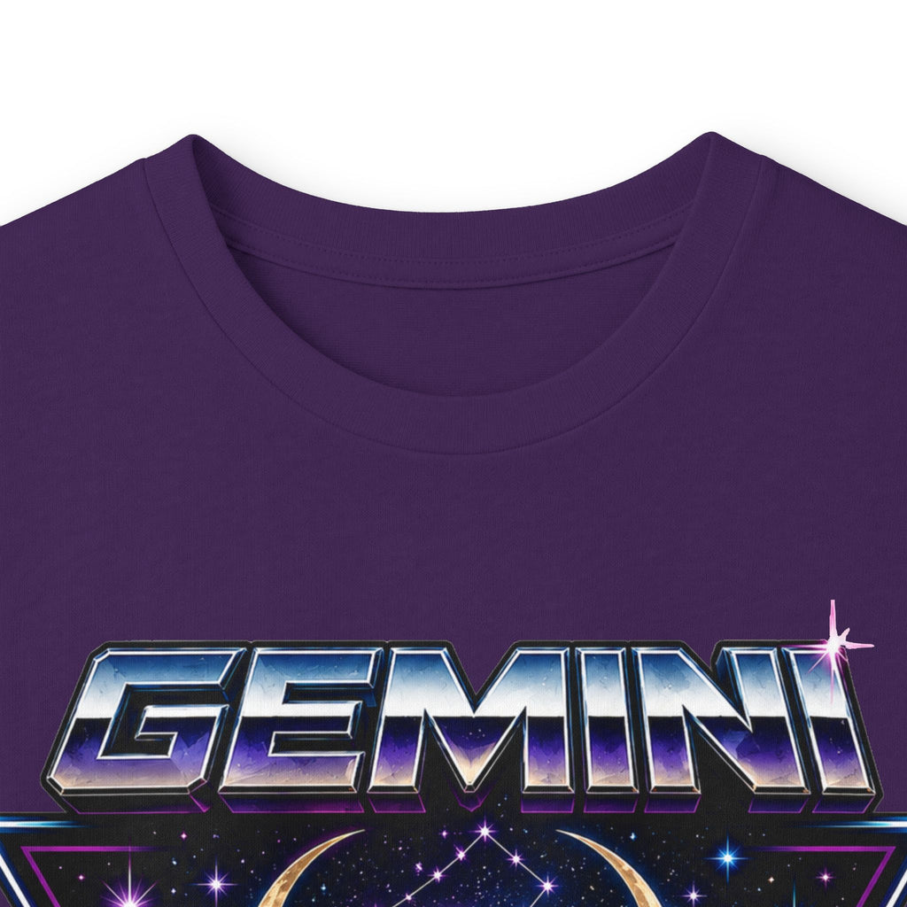 Gemini Zodiac Long Sleeve Tee — Retro Twin Goddesses Astrology Shirt