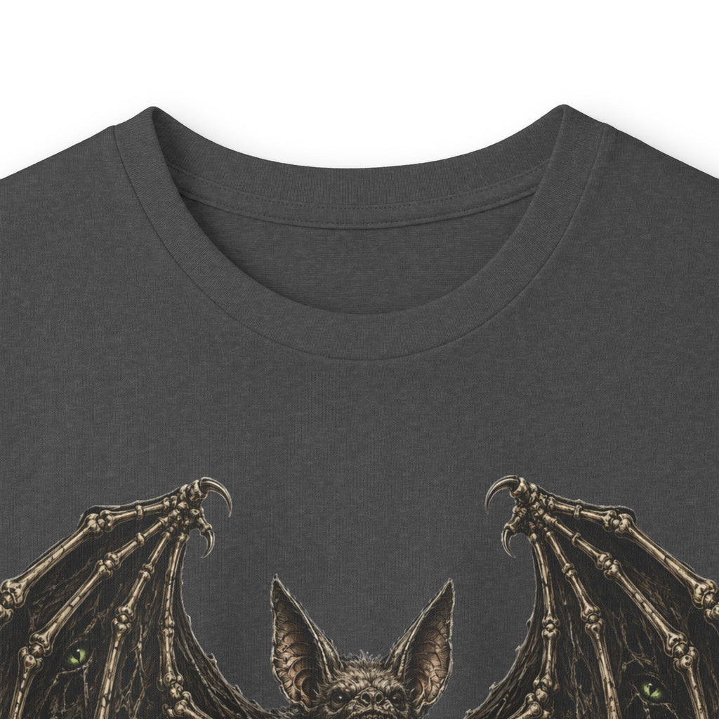 Bat Illustration Long Sleeve Tee — Gothic Bat Graphic Shirt