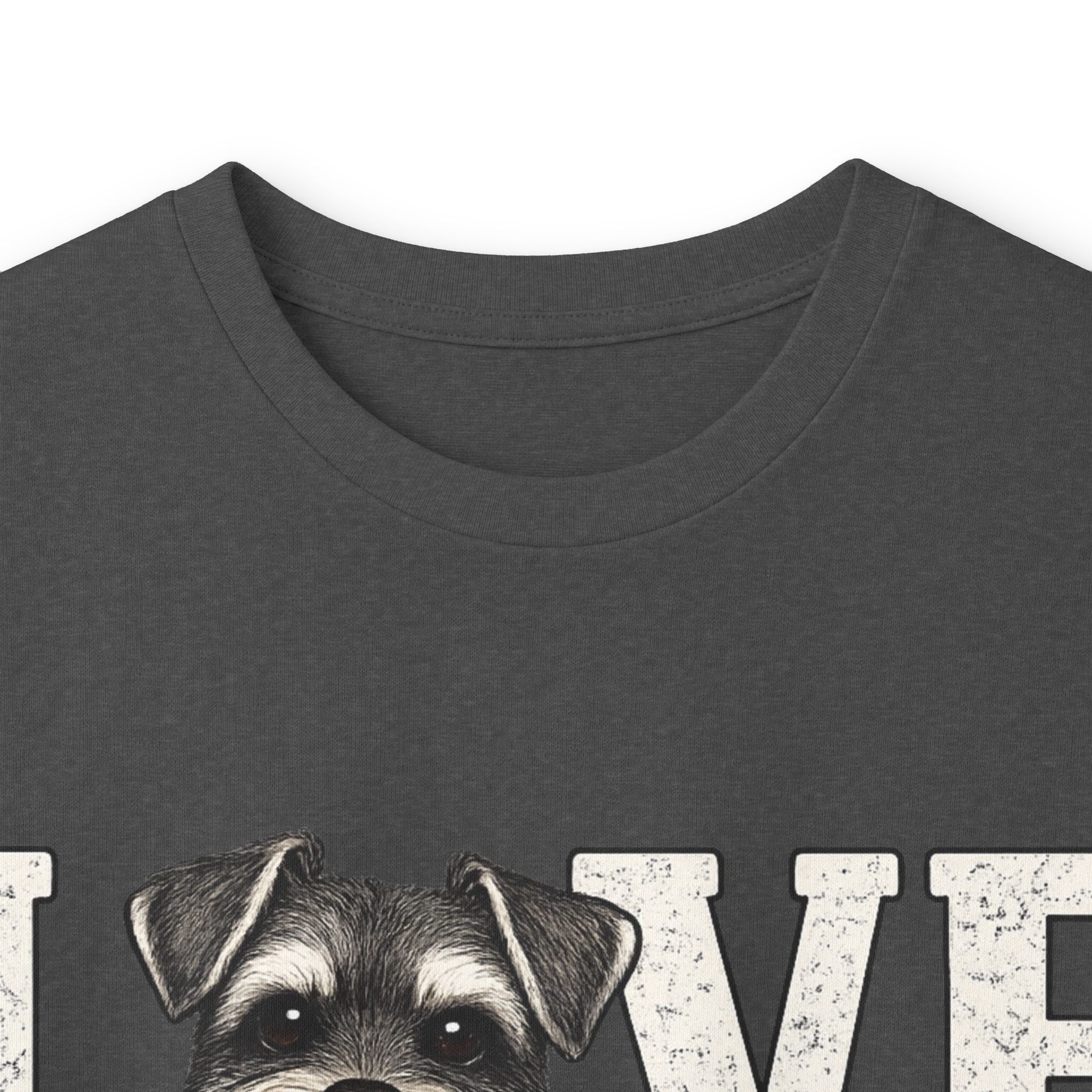 Schnauzer 'LOVE' Long Sleeve Tee – Dog Lover Shirt