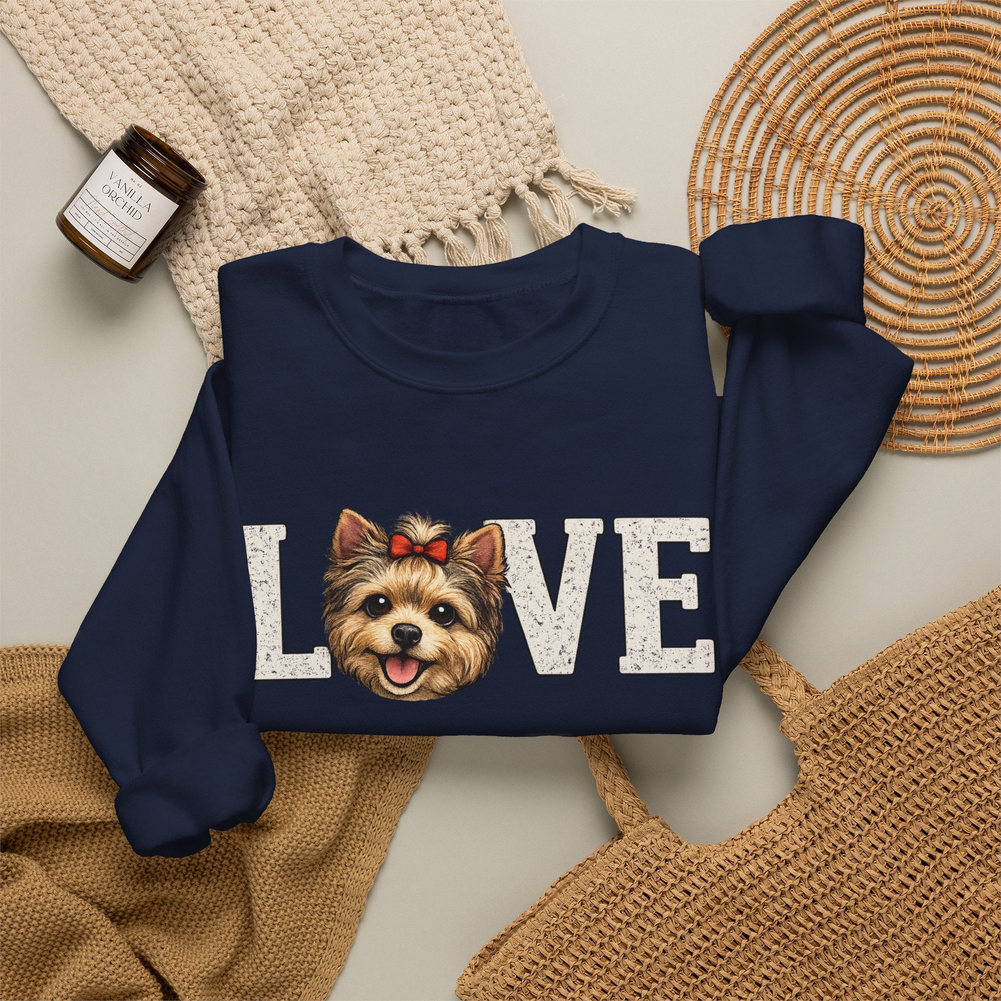 Yorkie Love Crewneck Sweatshirt