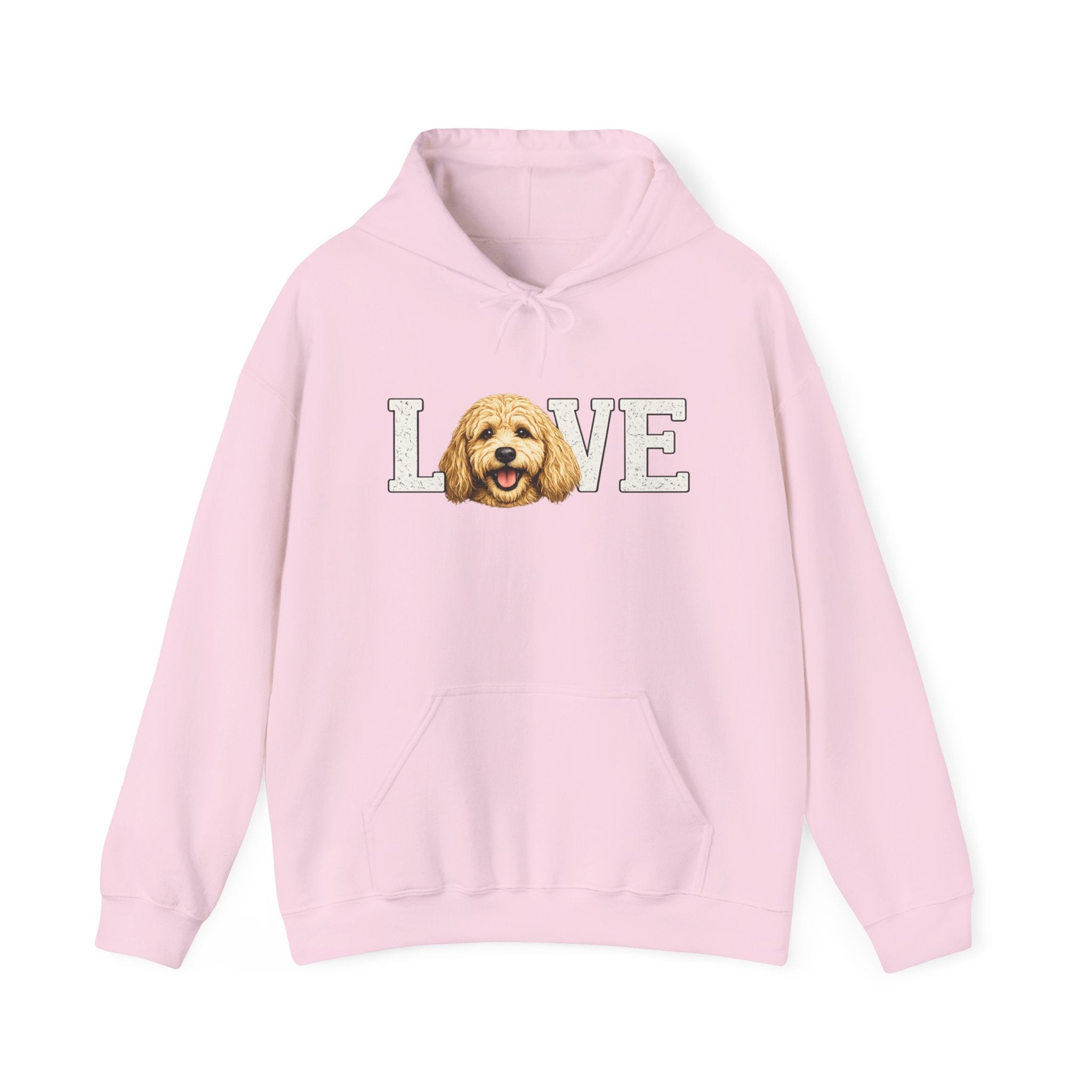 Goldendoodle Dog Love Hoodie – Cute Goldendoodle 'LOVE' Graphic Sweatshirt