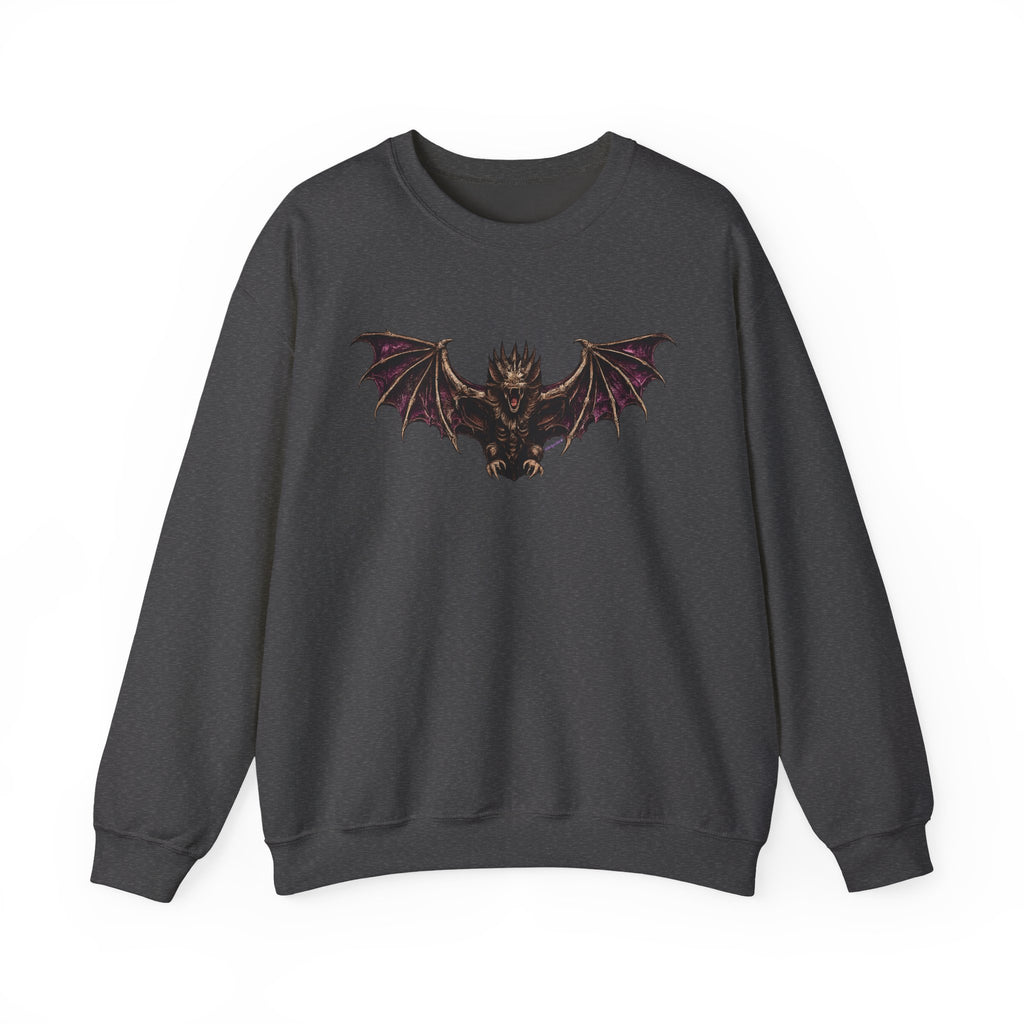 Gothic Bat Demon Crewneck Sweatshirt