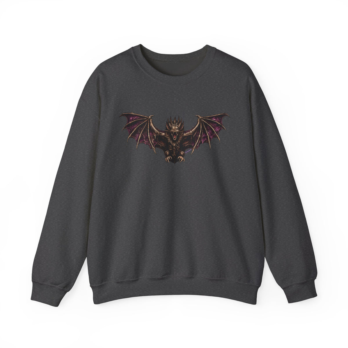 Gothic Bat Demon Crewneck Sweatshirt