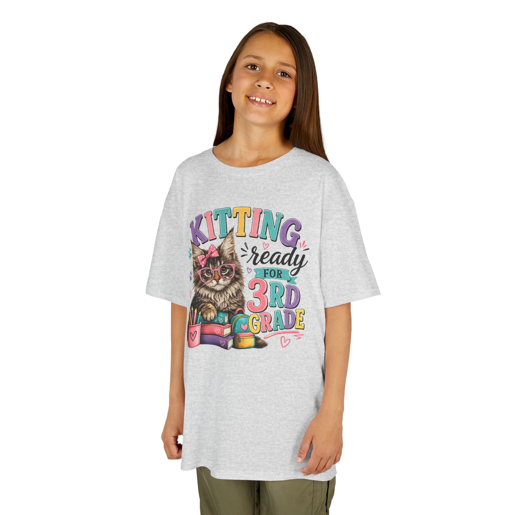 DIANE– “Kitting Ready for 3rd Grade” Cute Cat Back‑to‑School Tee