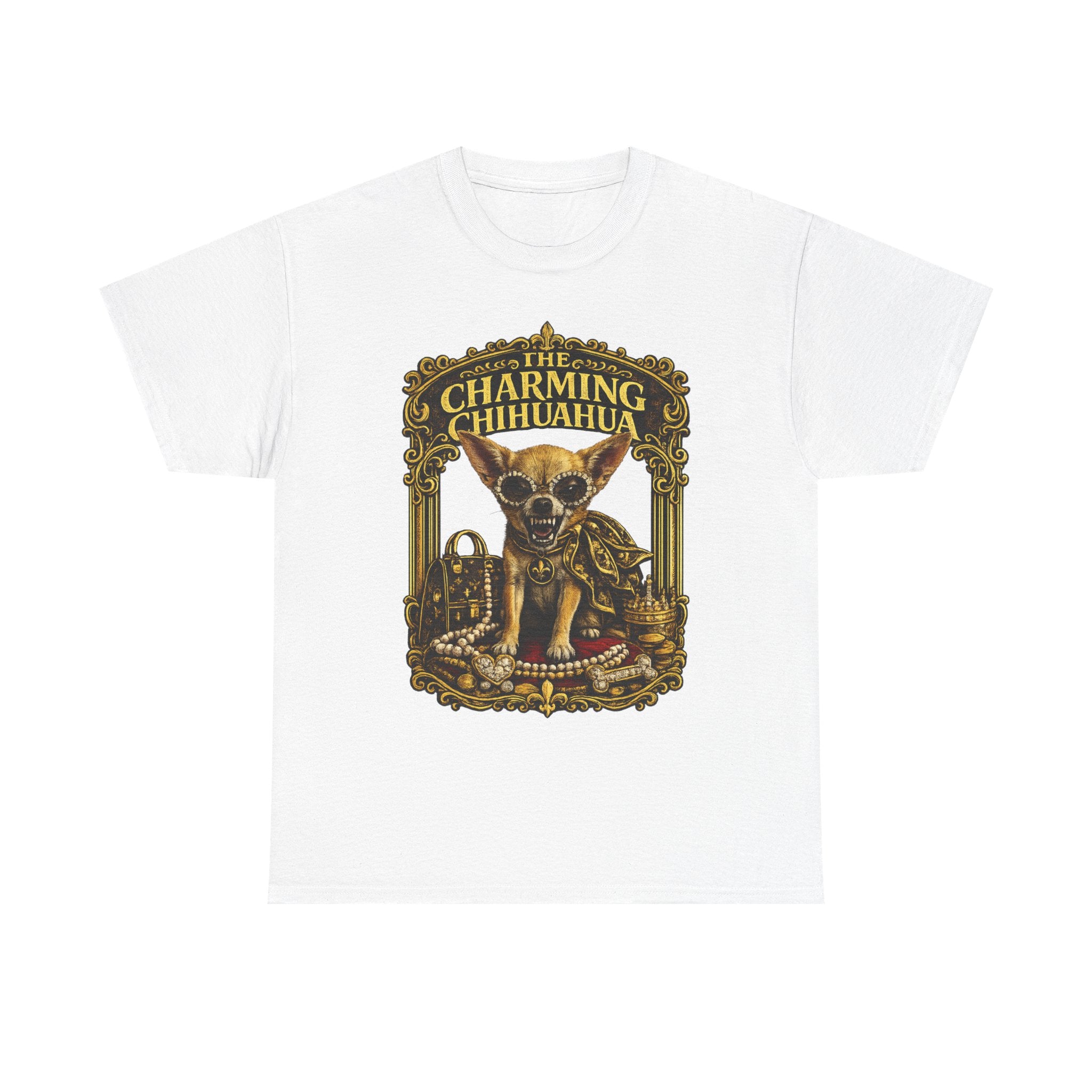 Chihuahua Tee-The Charming Chihuahua T-Shirt — Vintage Pet Portrait Tee