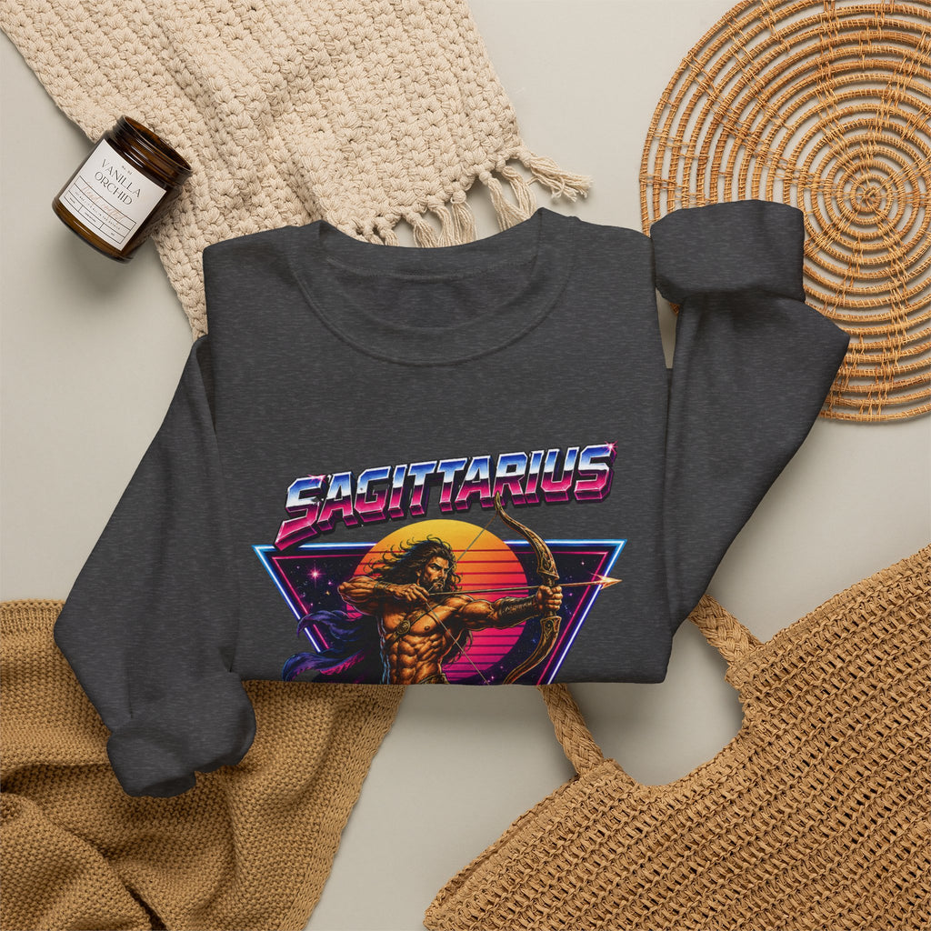 Centaurious Retro Metal Crewneck Sweatshirt