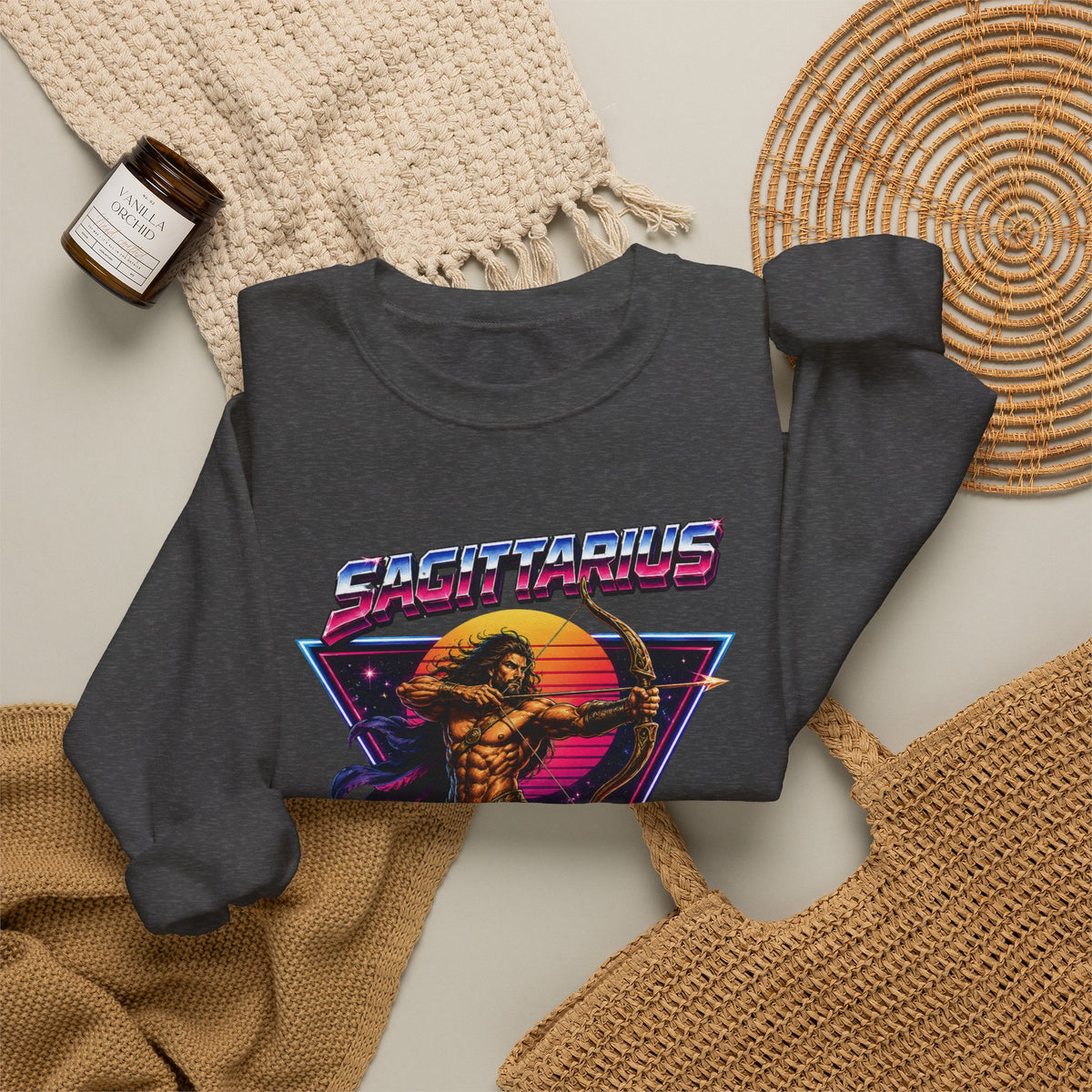 Centaurious Retro Metal Crewneck Sweatshirt