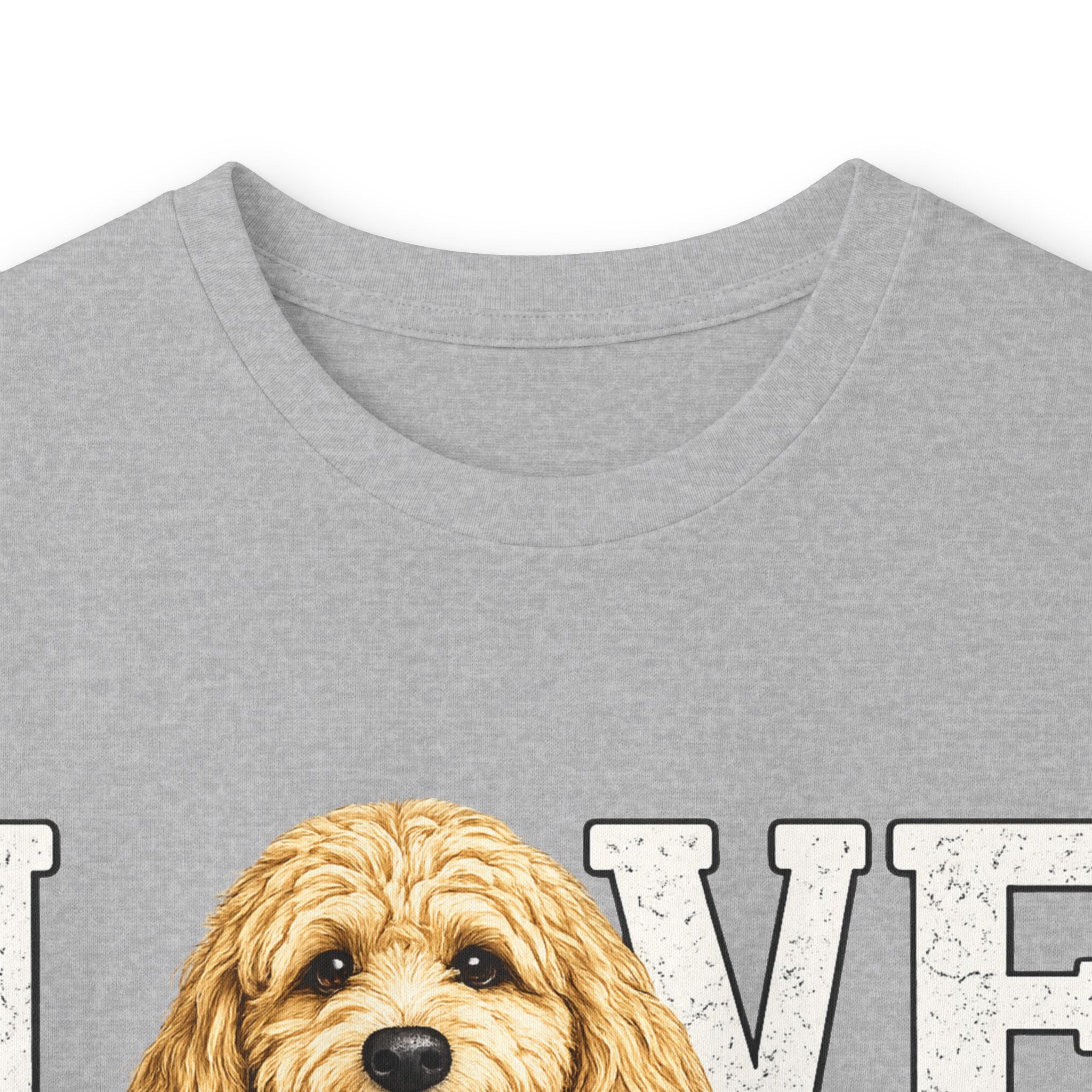 Golden Doodle 'LOVE' Long Sleeve Tee – Dog Mom/Dad Pet Lover Shirt