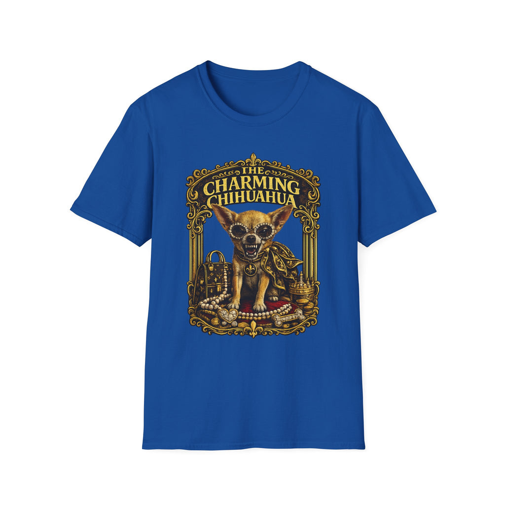 Chihuahua T‑Shirt — Vintage Ornate Dog Graphic Tee