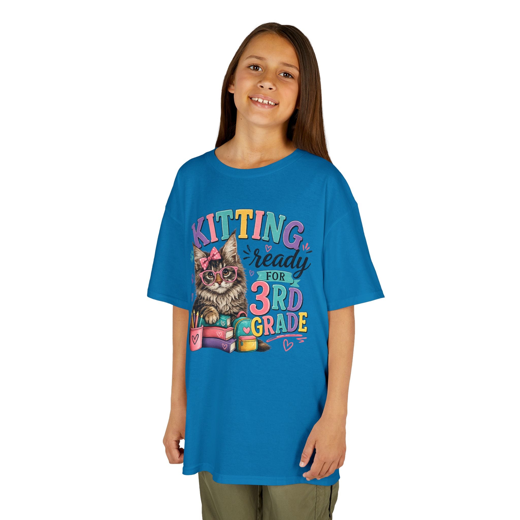 DIANE– “Kitting Ready for 3rd Grade” Cute Cat Back‑to‑School Tee