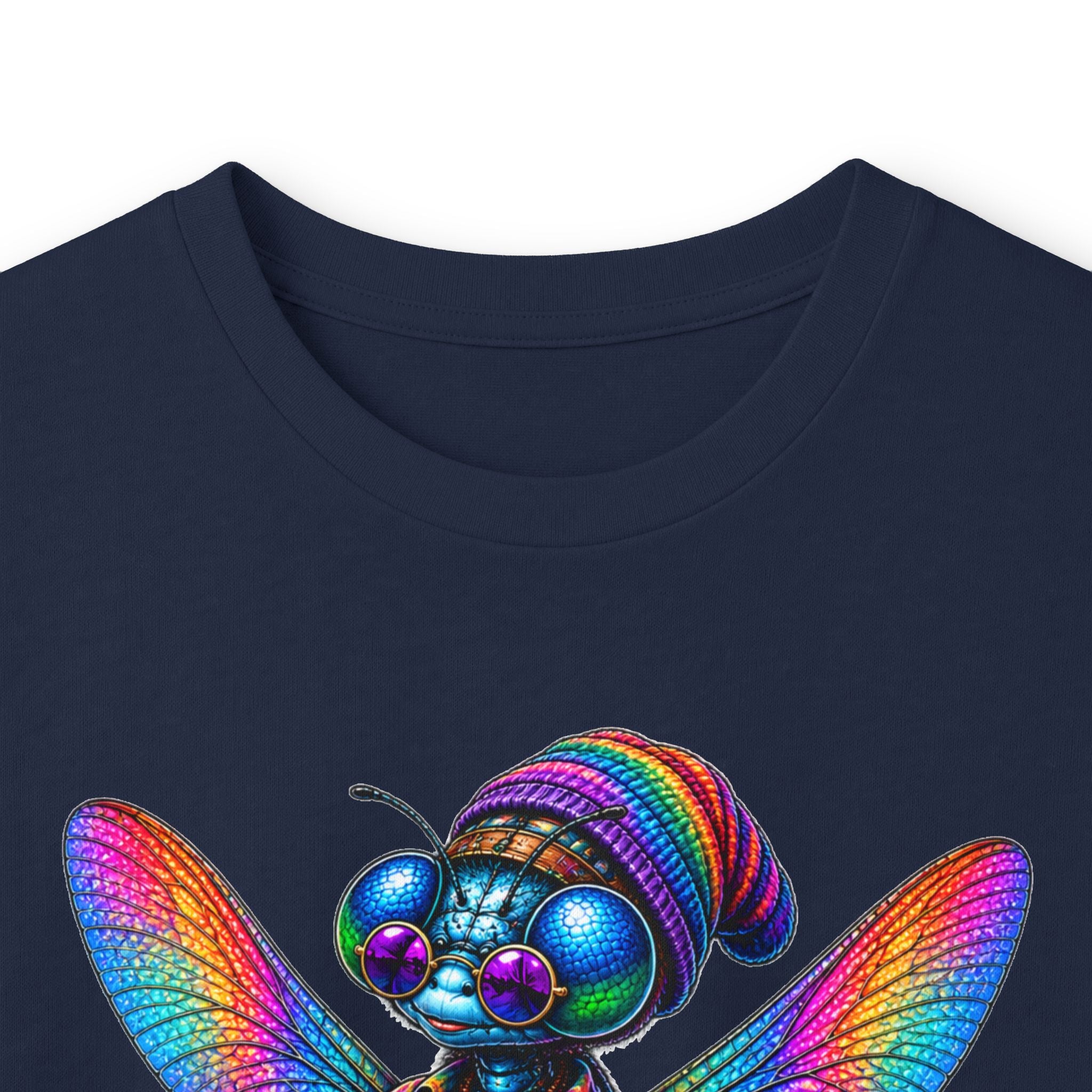 Psychedelic Dragonfly Cyberpunk Long Sleeve Tee
