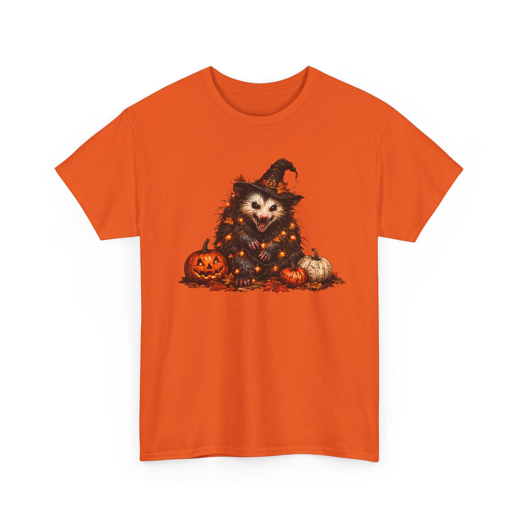 Halloween Possum T-Shirt — Cute Spooky Possum with Pumpkins Tee