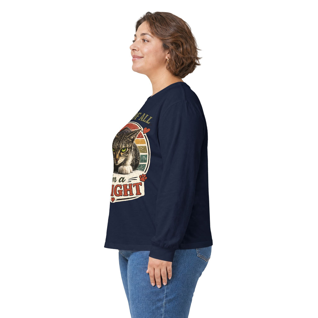 First Of All I'm A Delight Cat Long Sleeve Tee