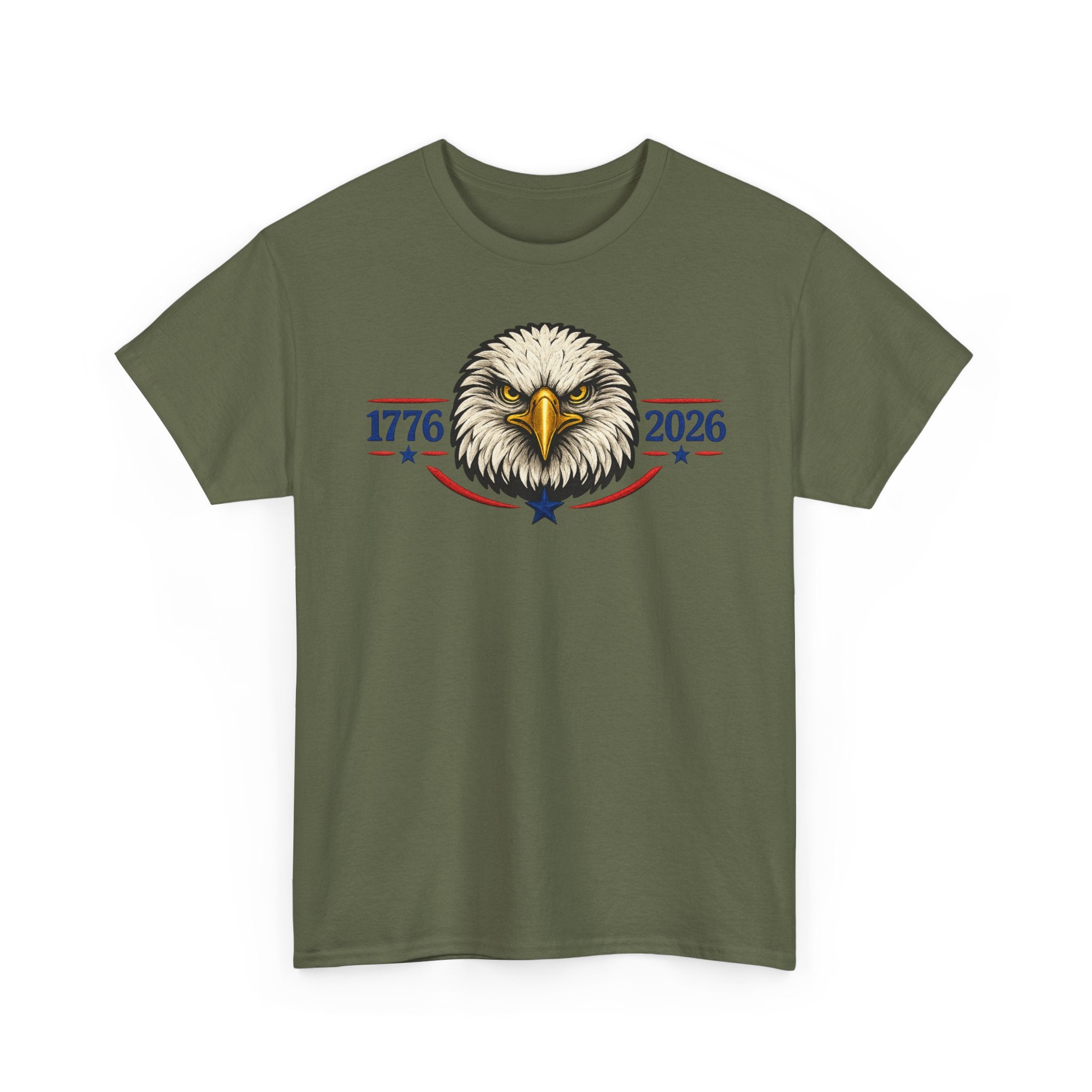 Patriotic Eagle 1776-2026 T-Shirt — American Independence Anniversary Tee