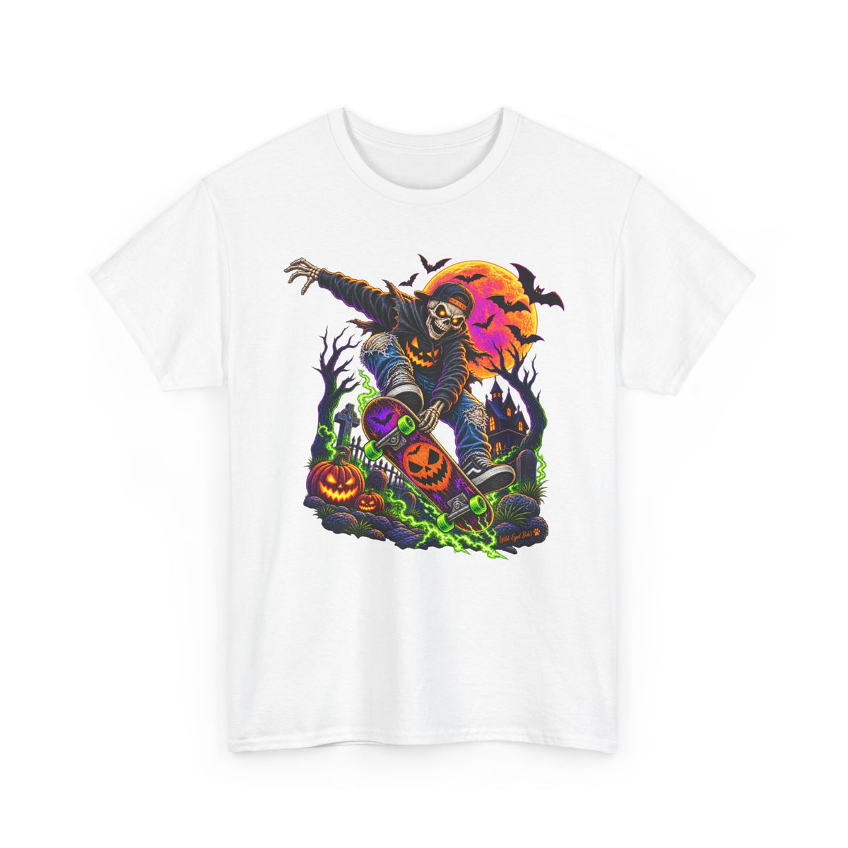 Halloween Scarecrow T-Shirt — Spooky Pumpkin Patch Graphic Tee