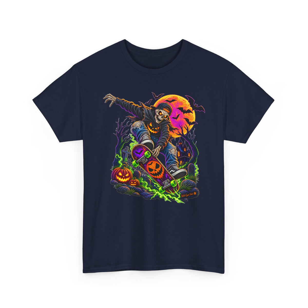 Halloween Scarecrow T-Shirt — Spooky Pumpkin Patch Graphic Tee