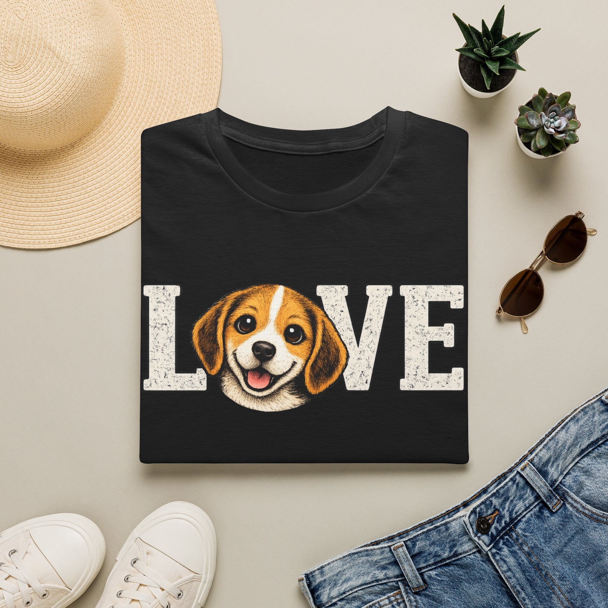 Love Beagle T-Shirt — Cute Dog Lover Tee