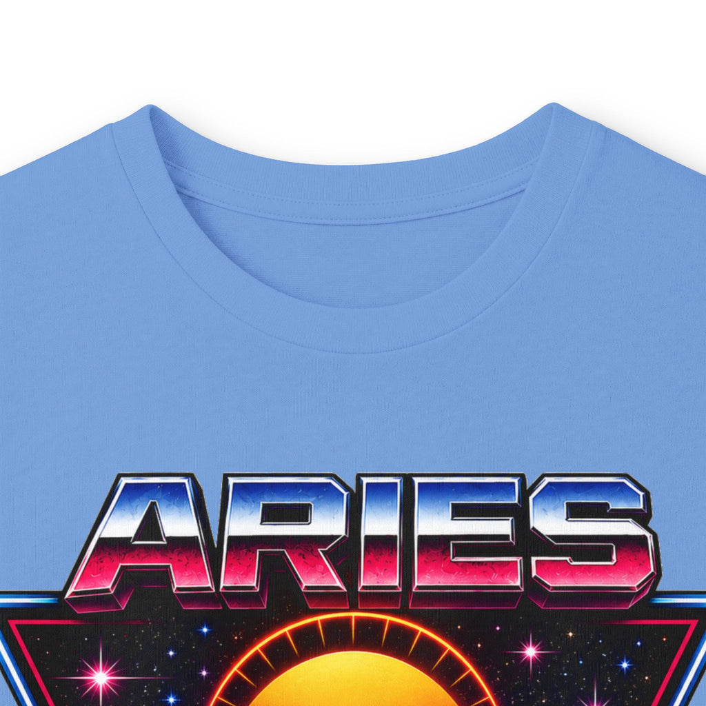 Aries 80s style Zodiac Retro Ram Long Sleeve Tee
