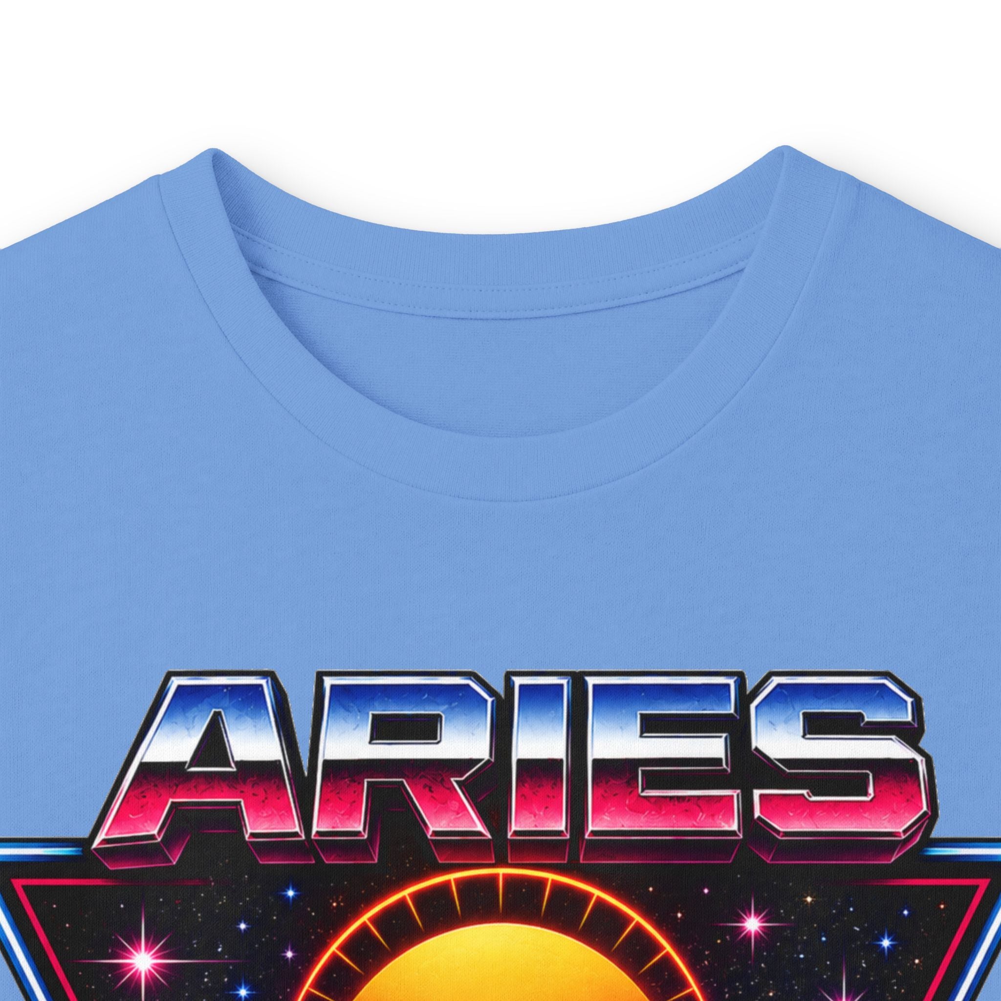 Aries 80s style Zodiac Retro Ram Long Sleeve Tee