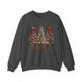 Merry Christmas Triple Tree Crewneck Sweatshirt