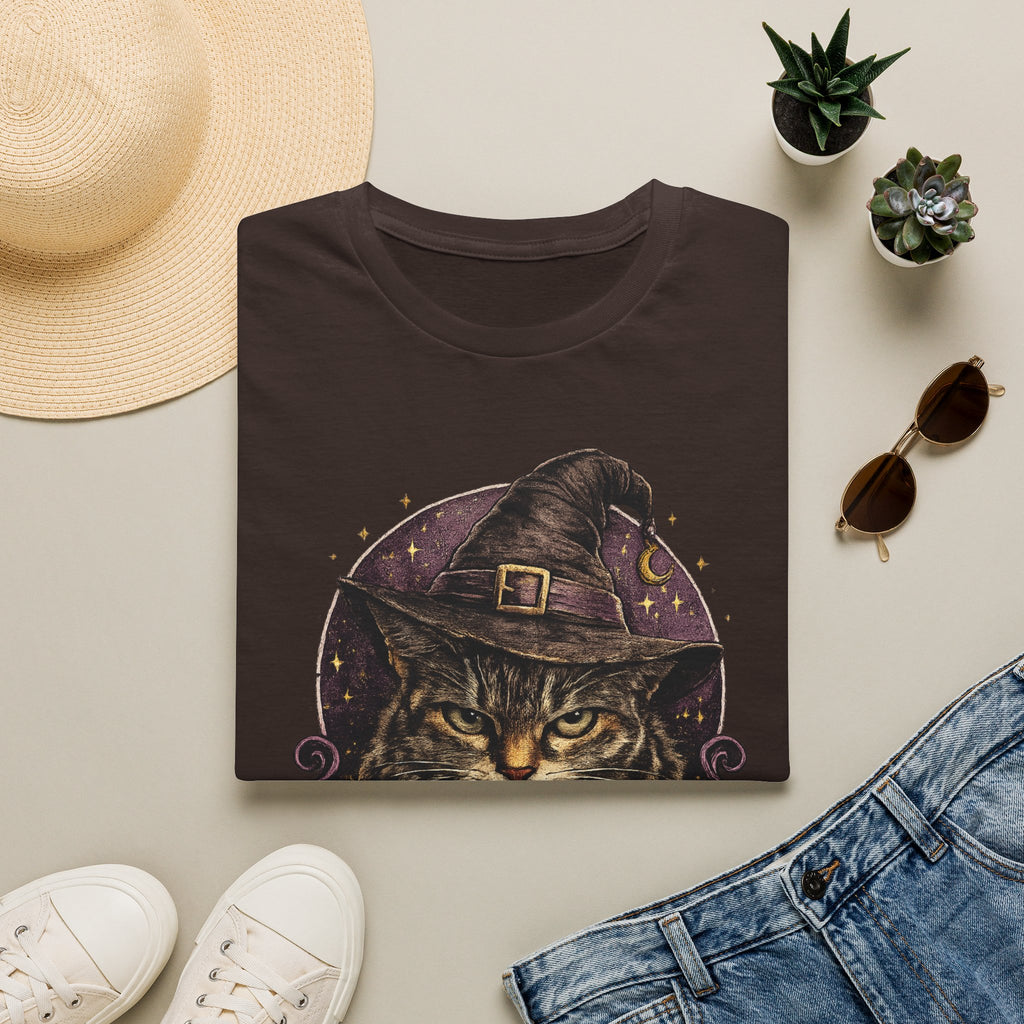 Hiss Off Witch Cat T-Shirt — Halloween Witchy Cat Tee