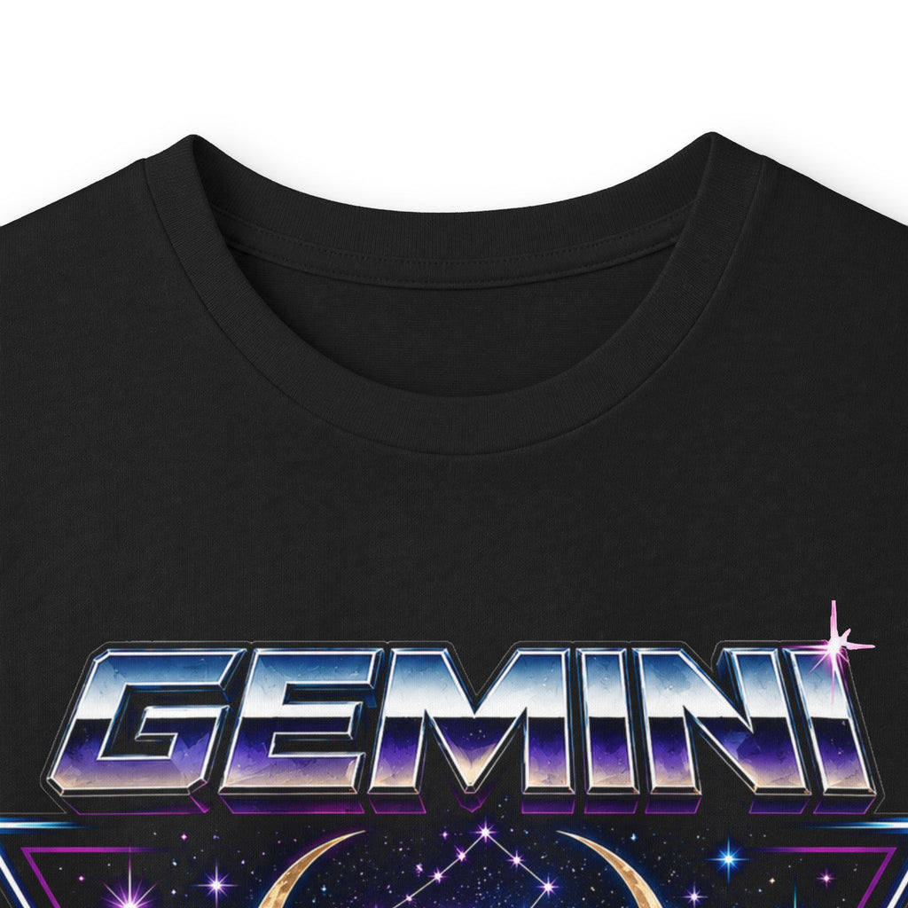 Gemini Zodiac Long Sleeve Tee — Retro Twin Goddesses Astrology Shirt