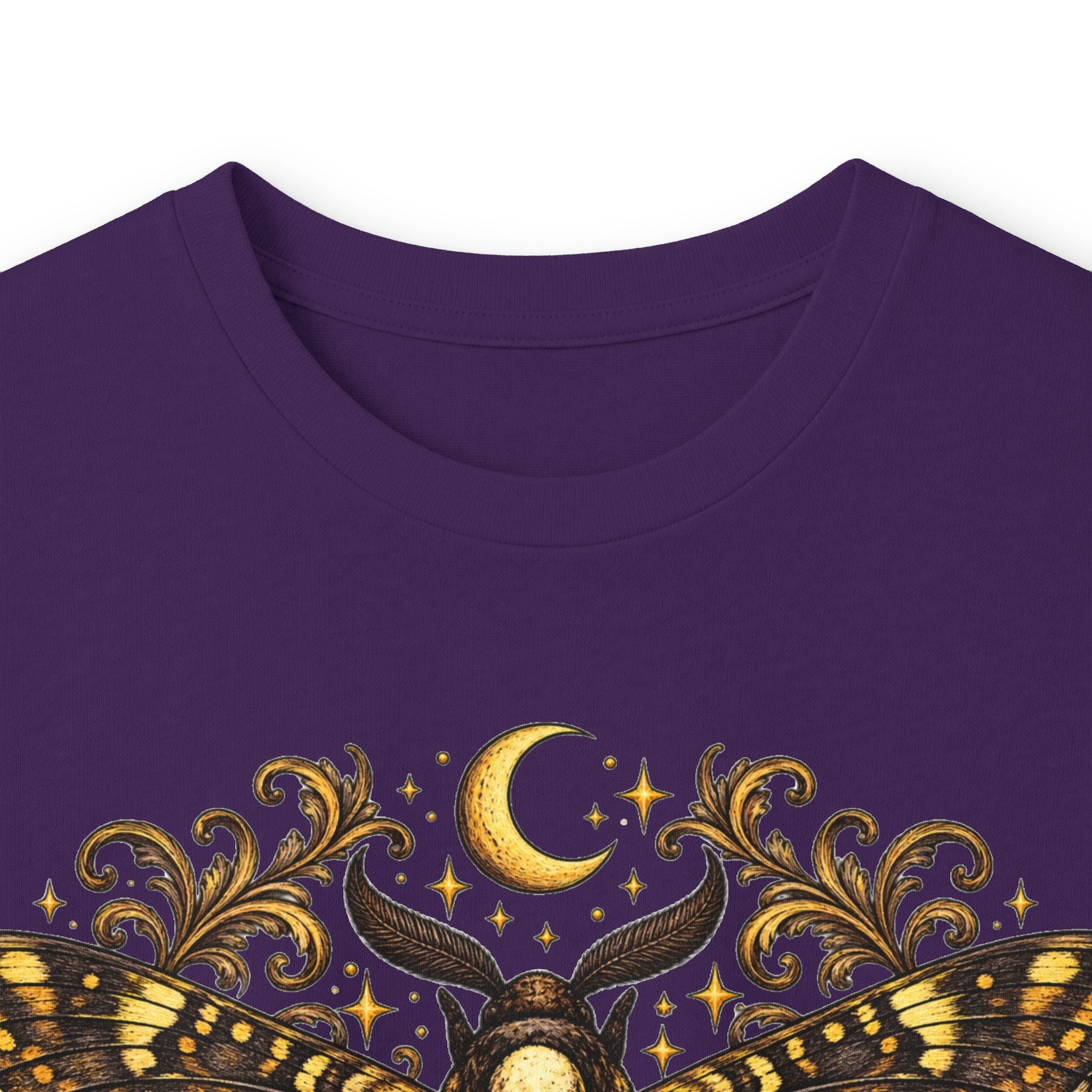 Moon Death Moth Skull Long Sleeve Tee