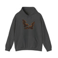Bat Silhouette Hoodie – Fiery Gothic Bat Graphic Pullover