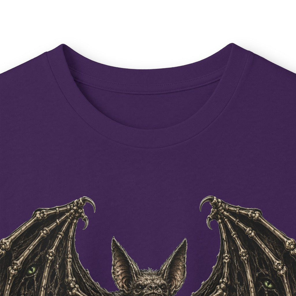 Bat Illustration Long Sleeve Tee — Gothic Bat Graphic Shirt