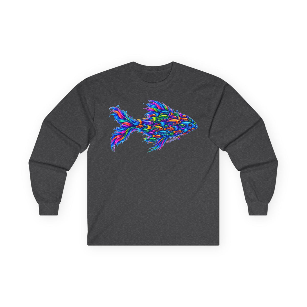 Colorful Fish Art Long Sleeve Tee
